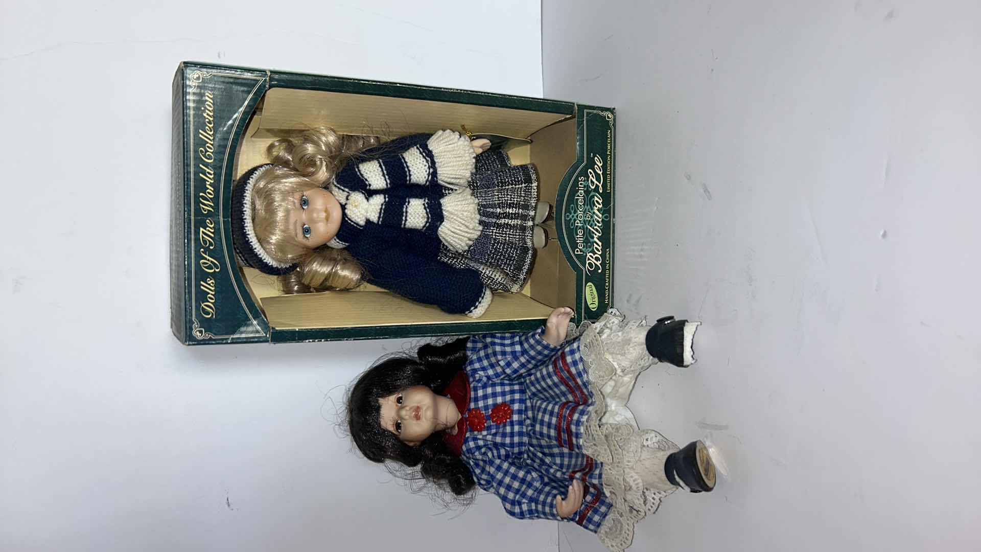 Photo 6 of 2 PORCELAIN DOLLS