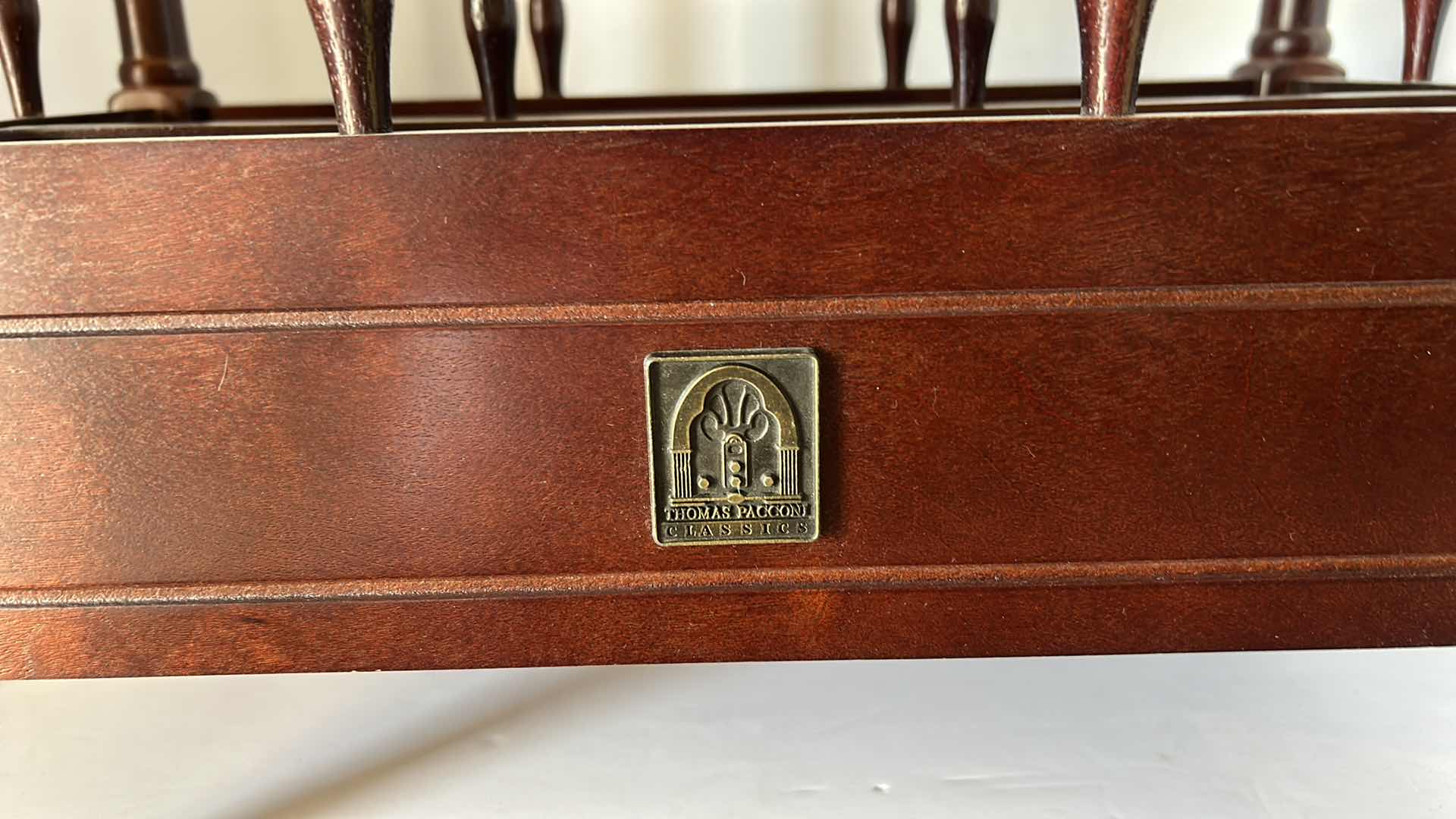 Photo 5 of THOMAS PACCONI CLASSIC WOOD MAGAZINE RACK