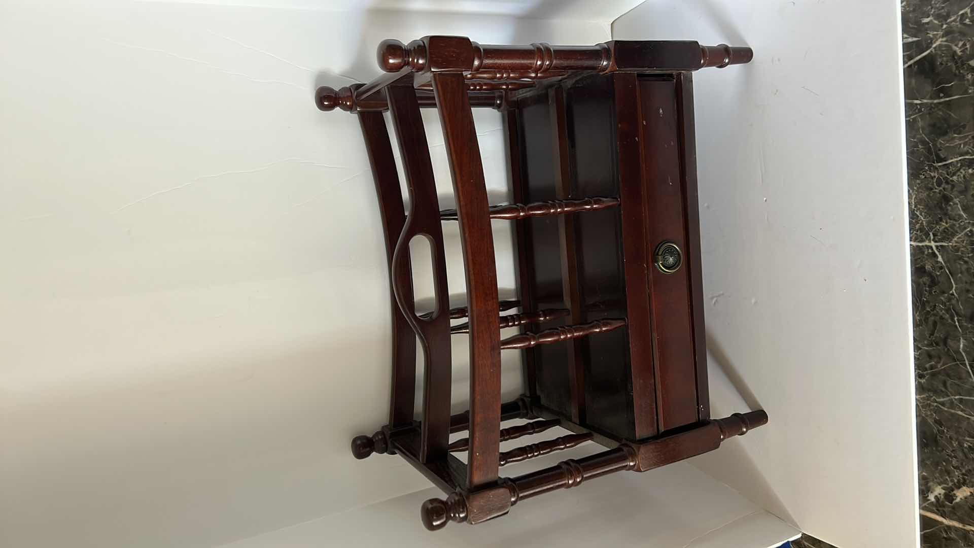 Photo 3 of THOMAS PACCONI CLASSIC WOOD MAGAZINE RACK