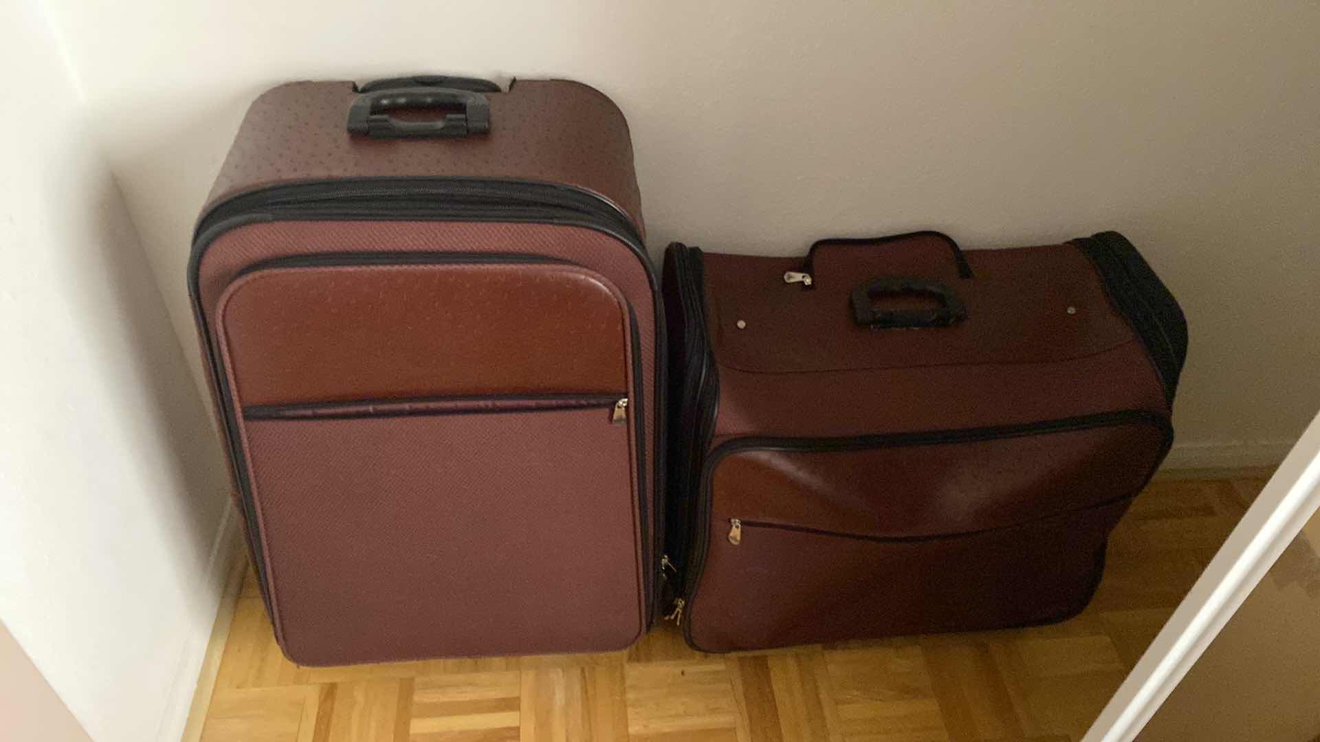 Photo 1 of 2 JOY MANGANO LUGGAGE WITH WHEELS