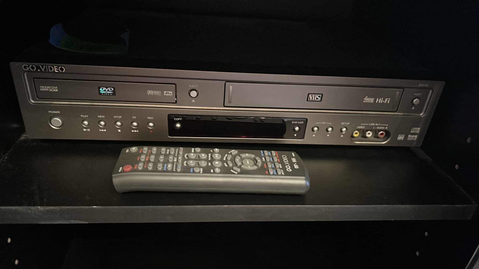 Photo 2 of GO VIDEO DVD PLAYER w REMOTE 32” x 30” x H29”