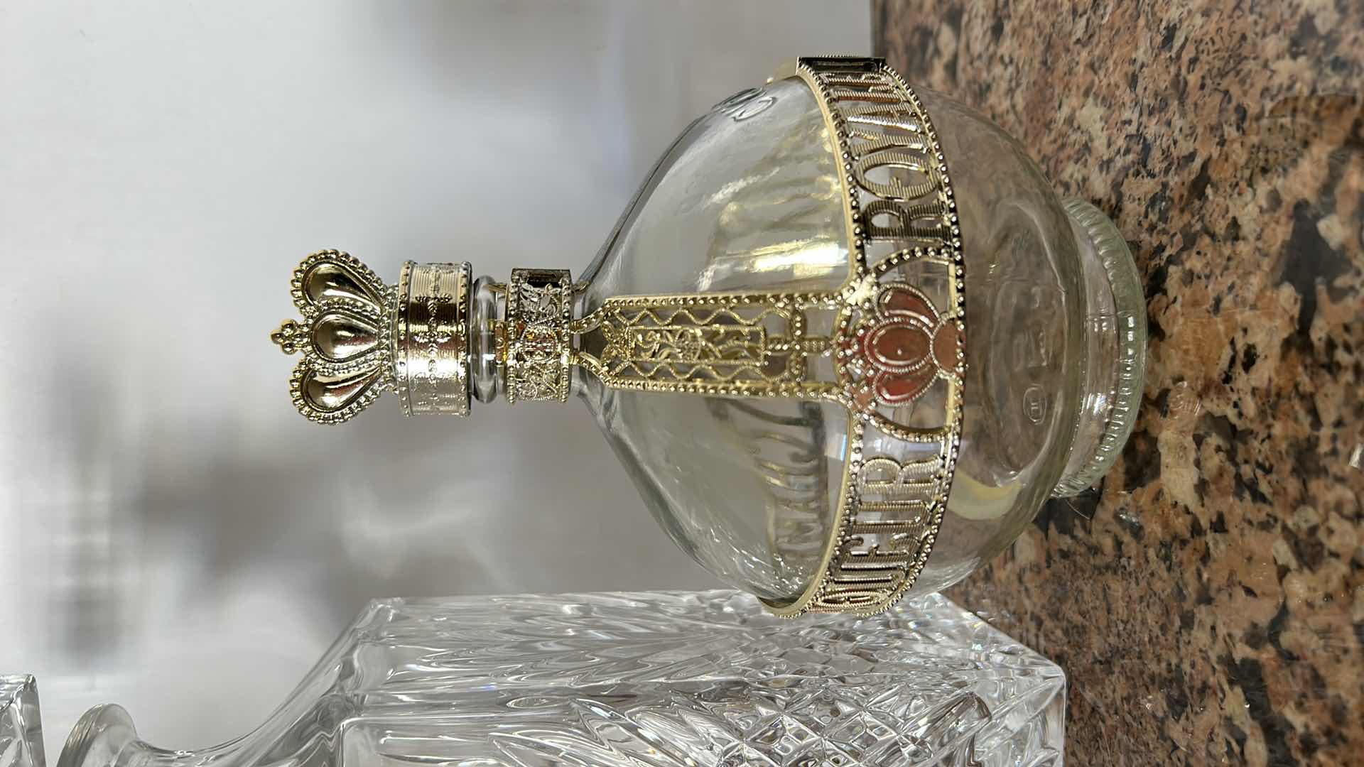 Photo 3 of CRYSTAL DECANTER AND DECORATIVE BOTTLE