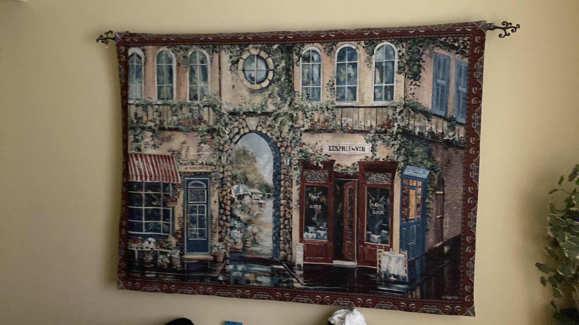 Photo 4 of WALL TAPESTRY ON HANGER 77” X 58”