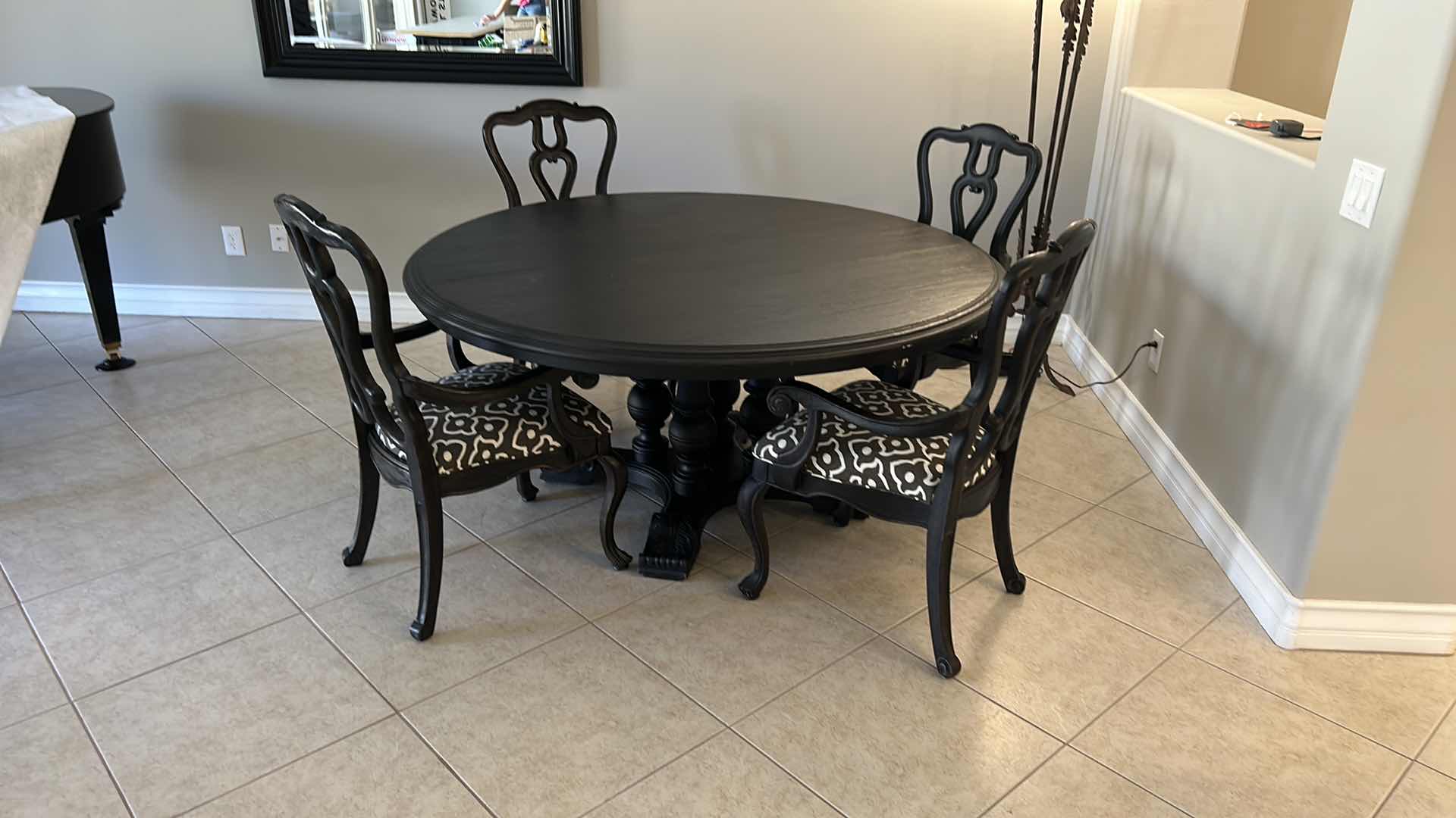 Photo 14 of STANLEY BLACK RUSTICA 64” ROUND TABLE WITH FOUR CHAIRS ESTIMATED VALUE $5245