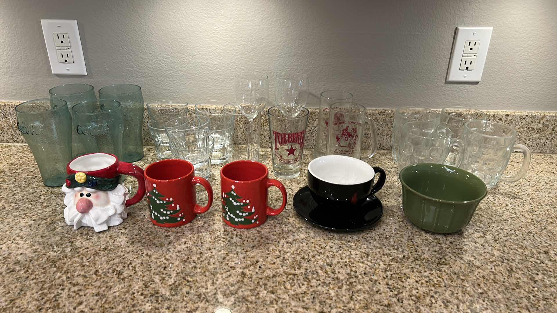 Photo 9 of KITCHEN GLASSES, CUPS AND BOWL ASSORTMENT