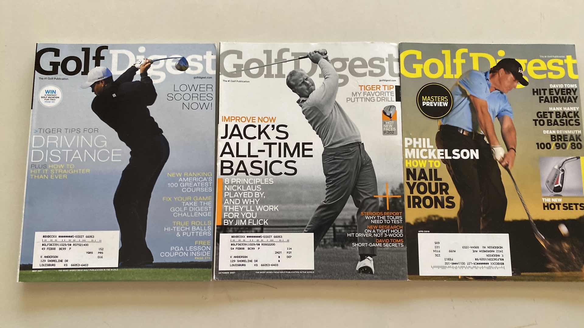 Photo 4 of 15 GOLF MAGAZINES