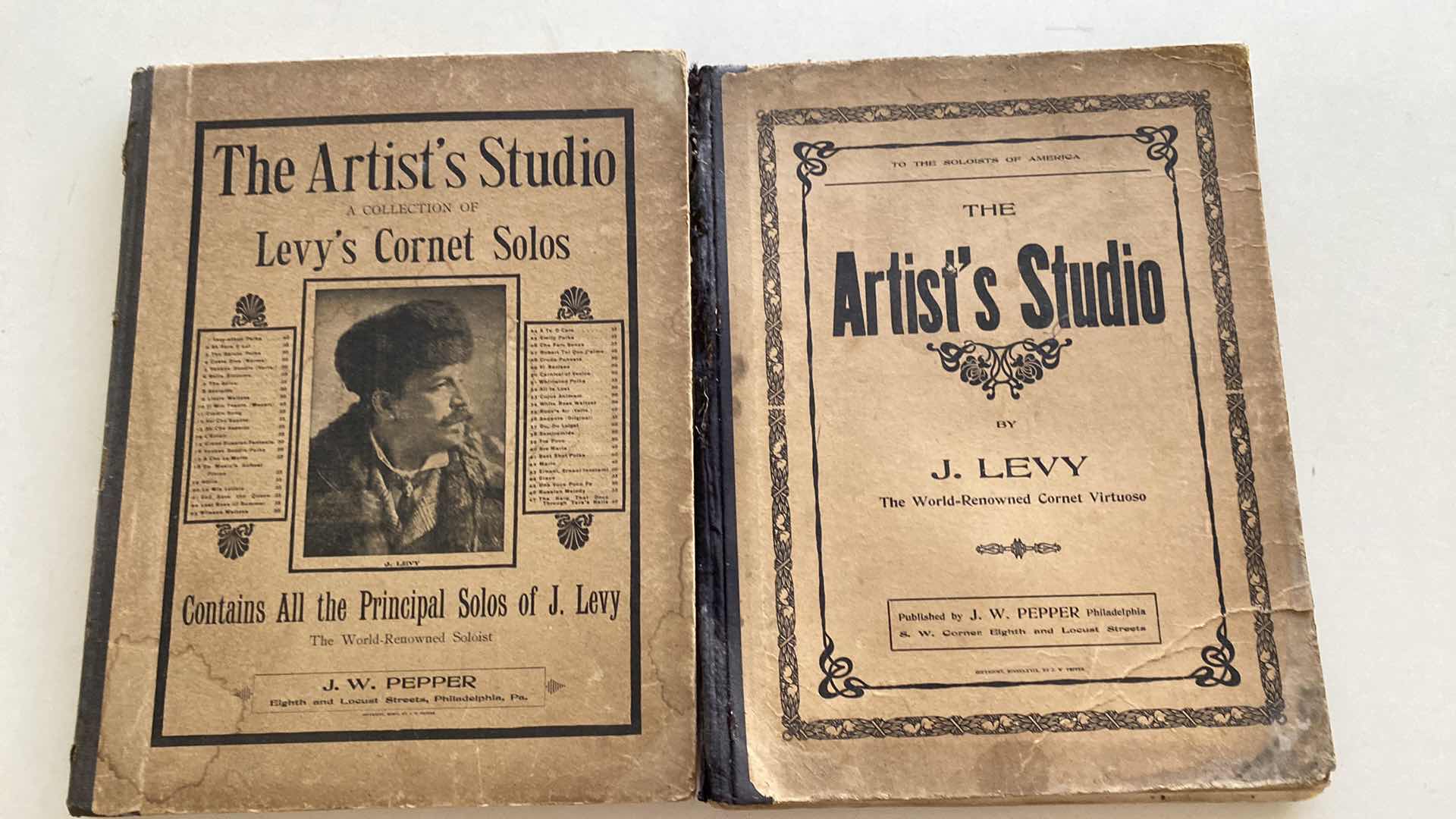 Photo 1 of THE ARTISTS STUDIO J. LEVY ANTIQUE MUSIC BOOKS