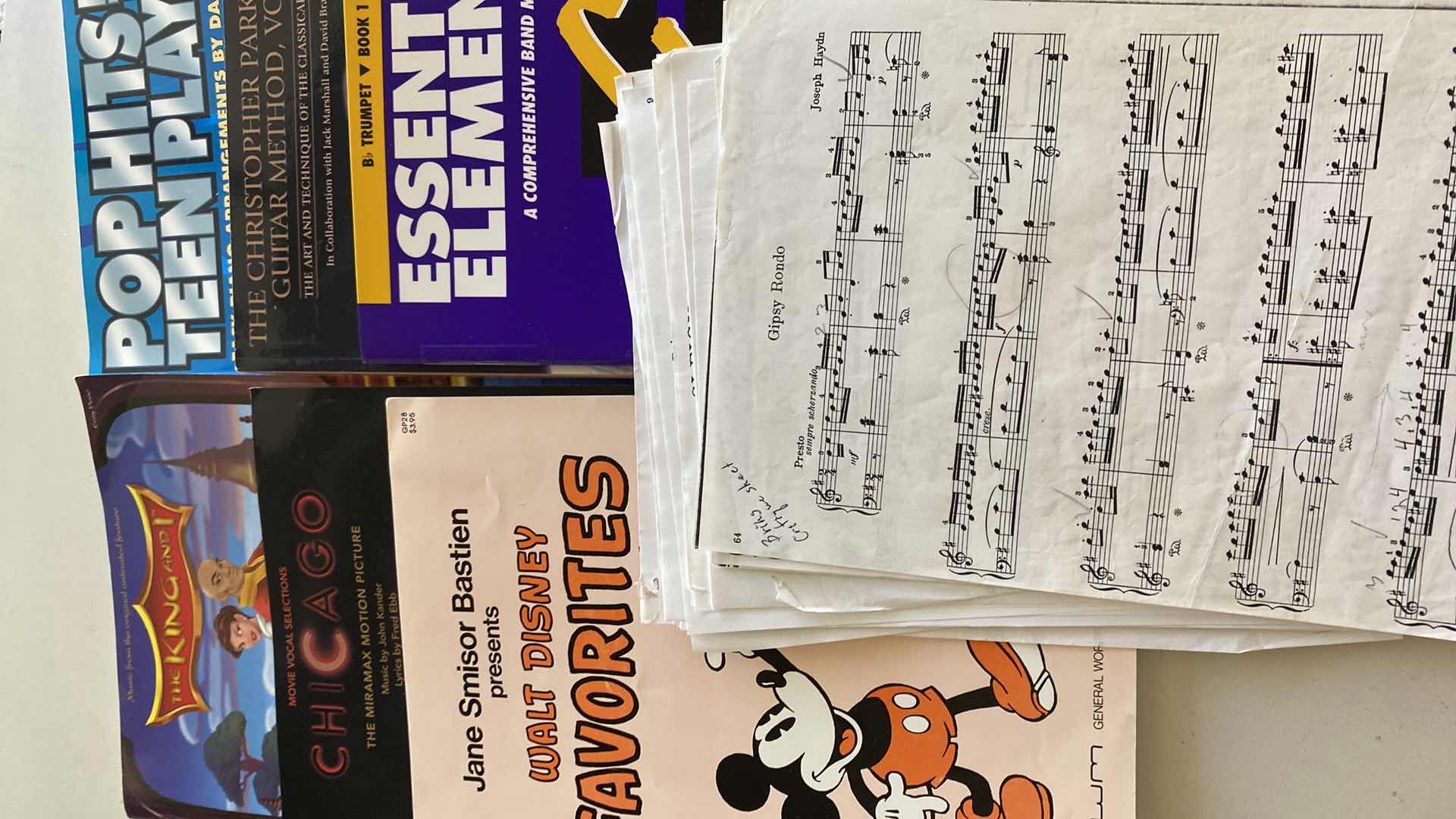 Photo 1 of ASSORTED MUSIC BOOKS AND SHEET MUSIC