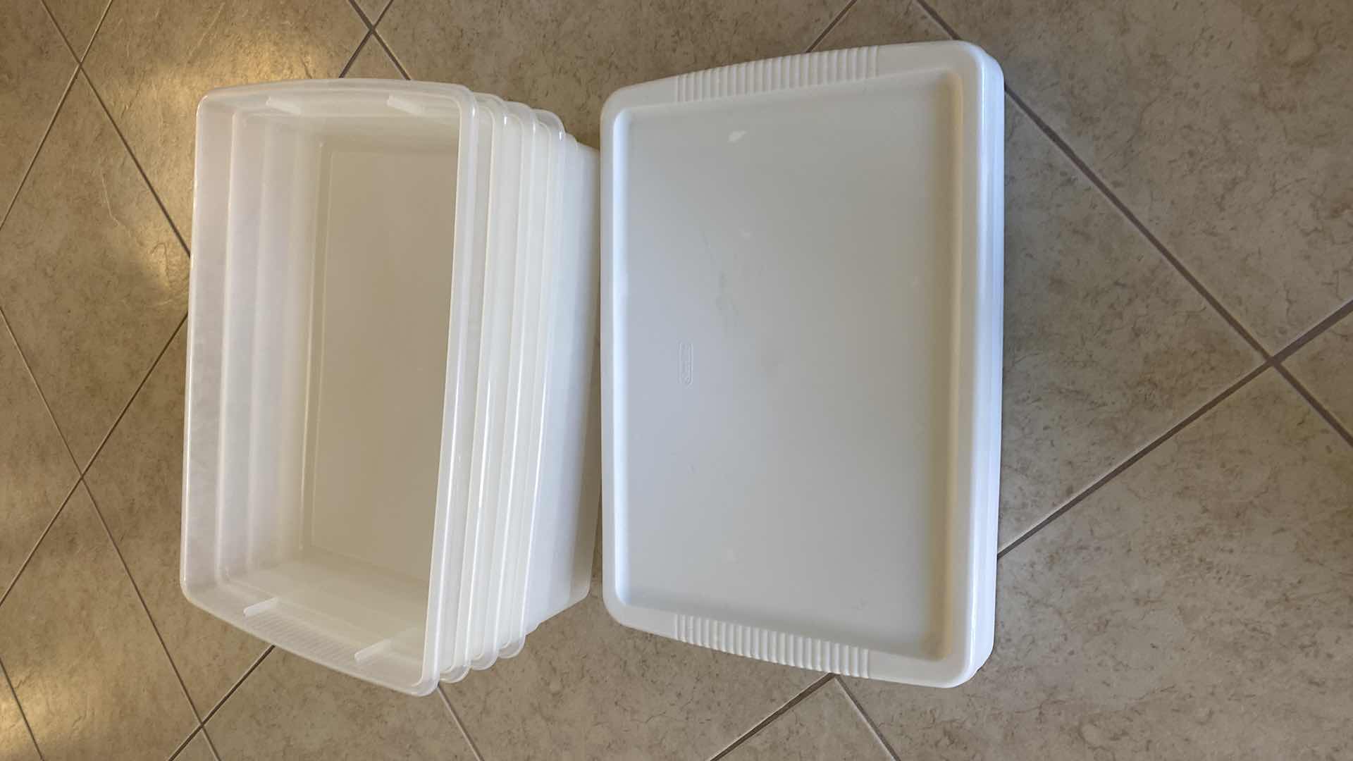 Photo 2 of 4 STERILITE STORAGE TOTES WITH LIDS 22” X 15” H6”