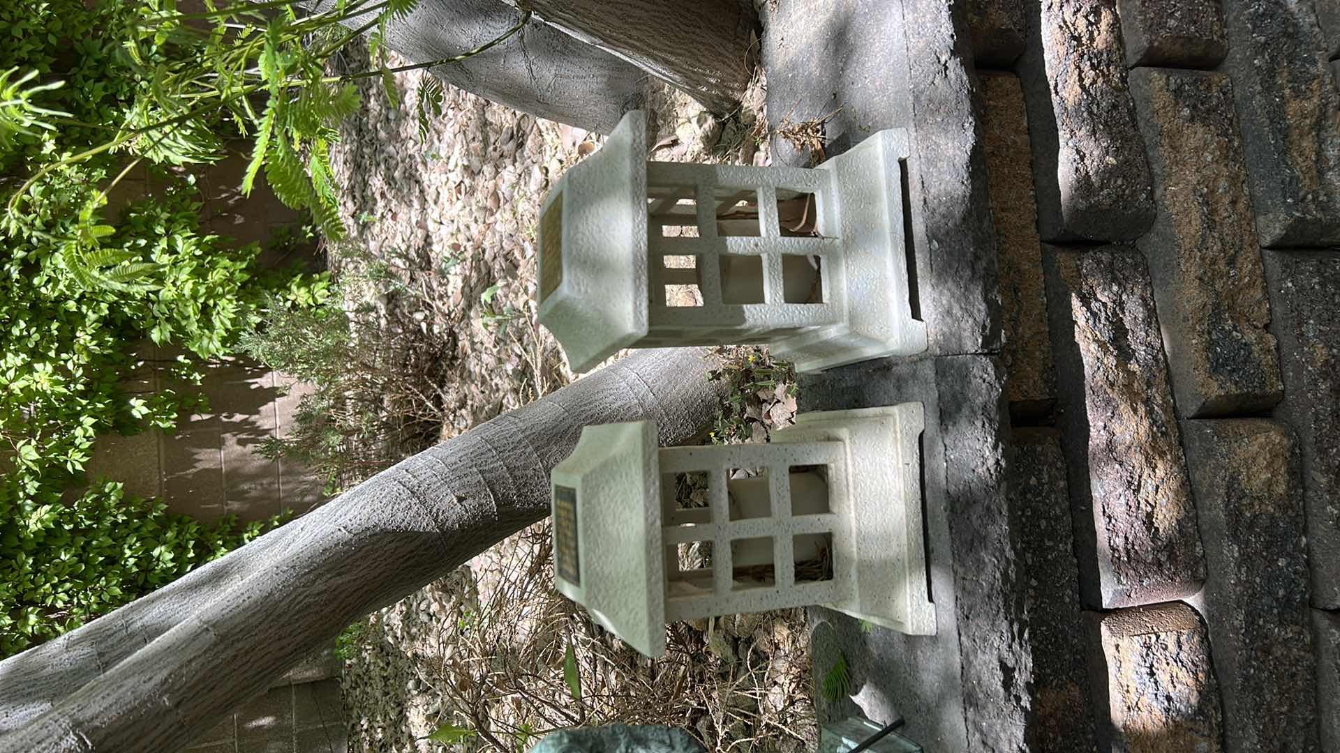 Photo 6 of OUTDOOR DECOR, SOLAR LAMPS AND METAL FIGURE