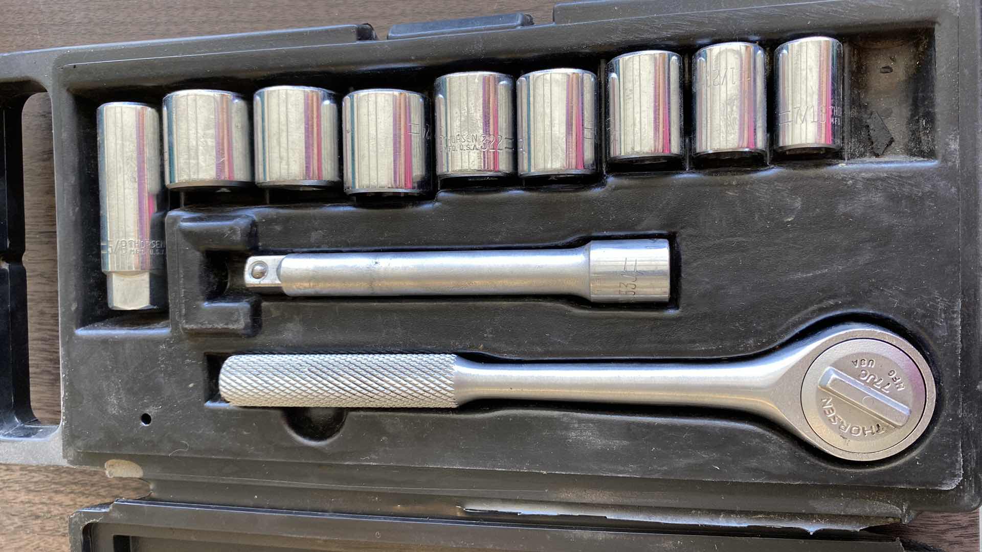 Photo 2 of HORSEN RATCHET SET AND BLACK SAM’S DECKER VERSAPAK