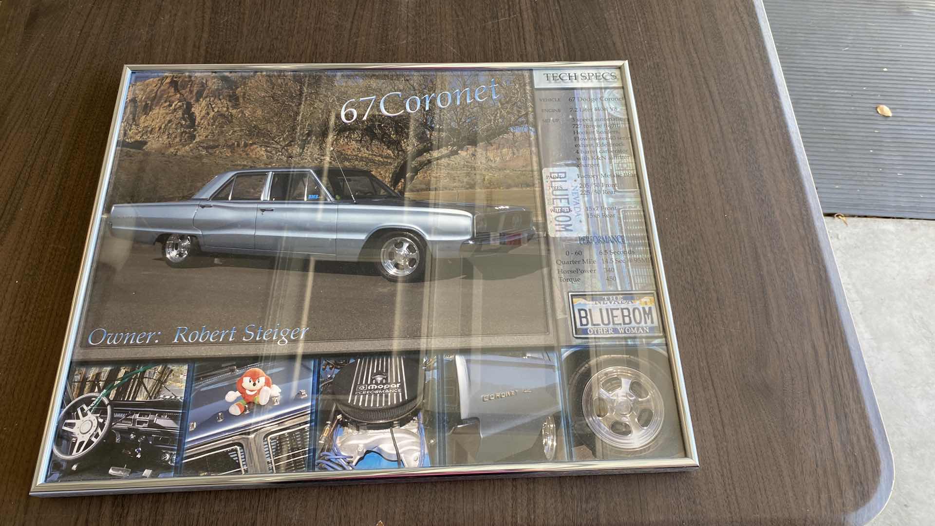 Photo 1 of FRAMED POSTER 67 CORONET 20” X 16”