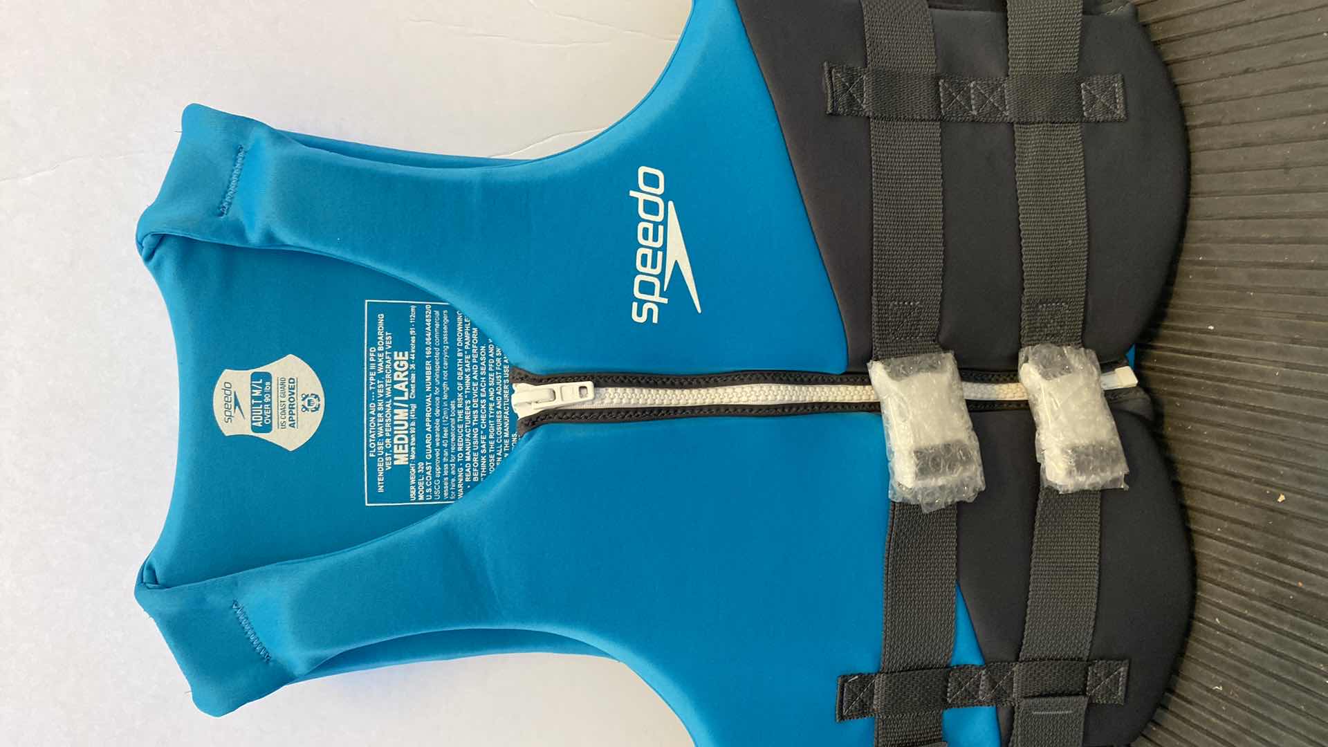 Photo 2 of NEW SPEEDO ADULT NEOPRENE LIFE JACKETS SIZE X-SMALL/SMALL AND MEDIUM/LARGE