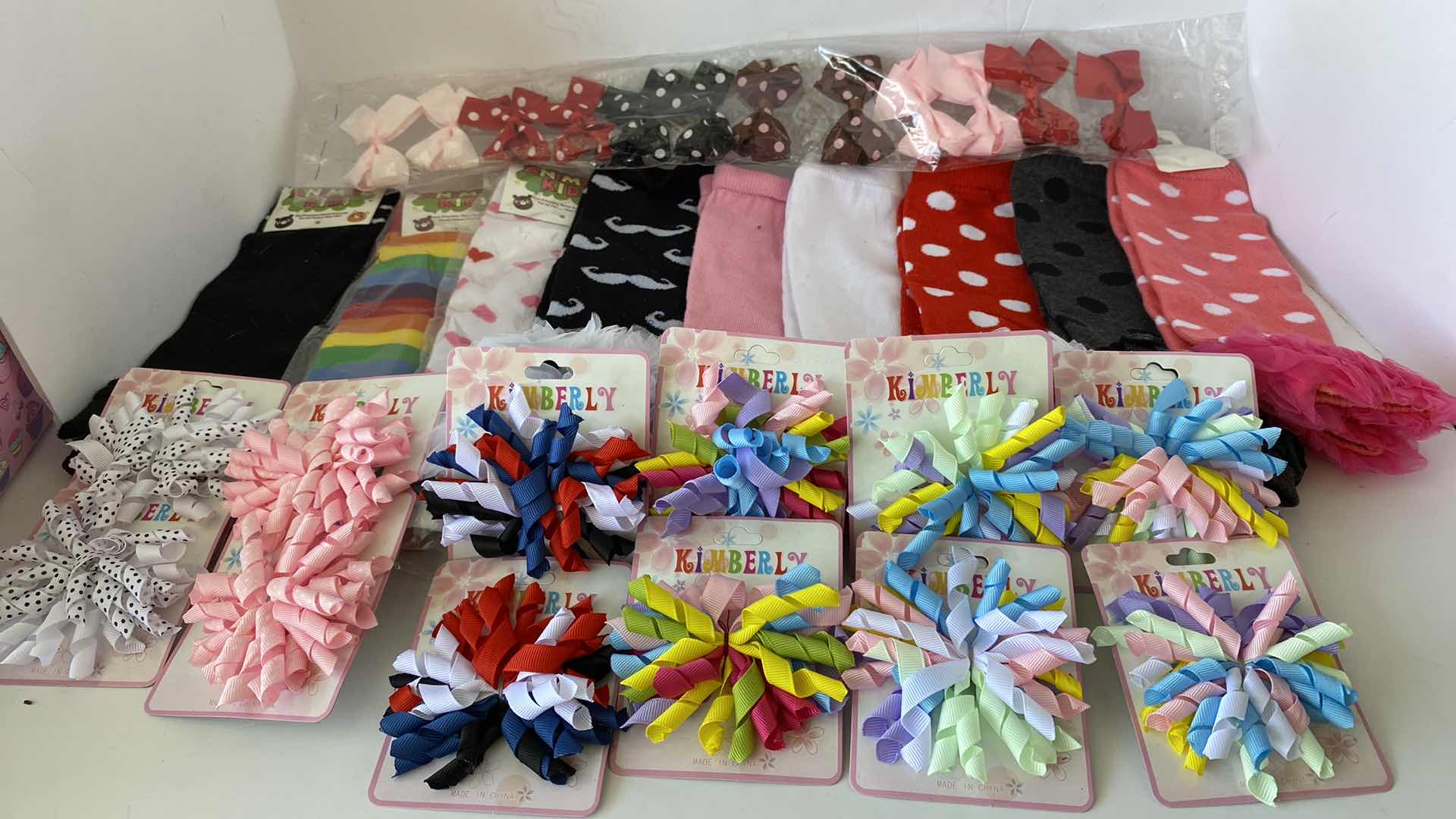 Photo 1 of GIRLS ACCESSORIES LEG WARMERS AND BARRETTES