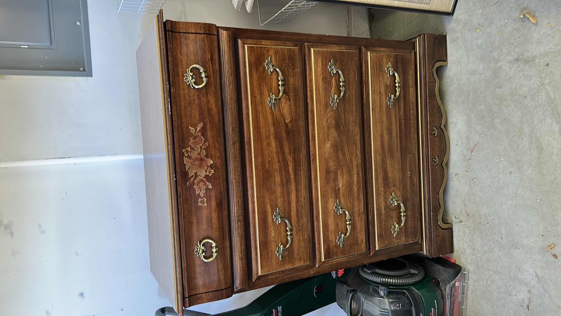 Photo 6 of VINTAGE  WOOD 4 DRAWER DRESSER