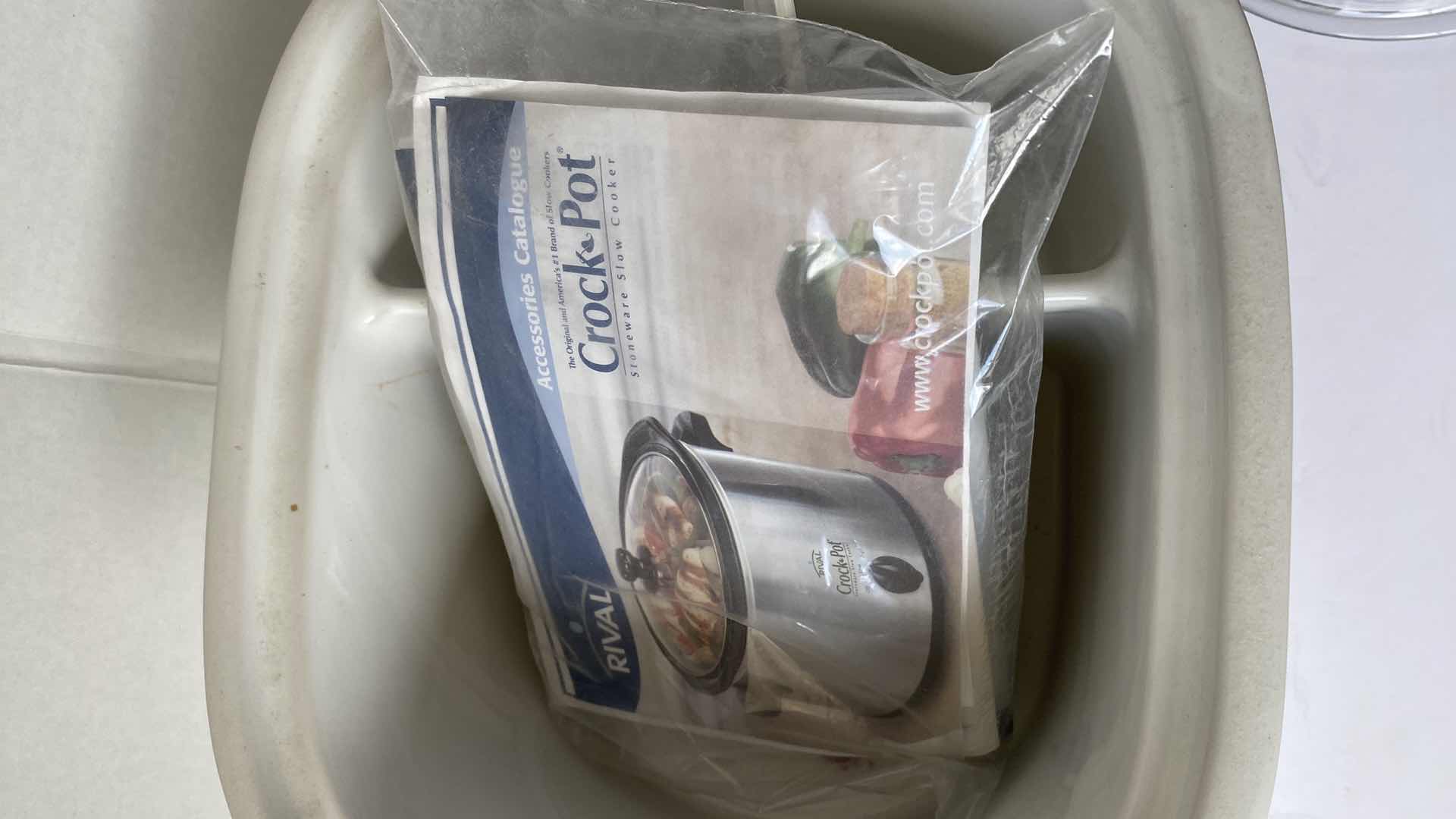 Photo 2 of RIVAL CROCKPOT WITH 2 INSERTS
