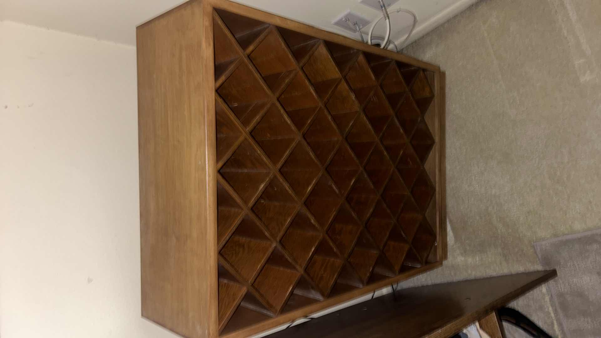 Photo 4 of WOOD WINE CABINET 23” x 10” x H36”