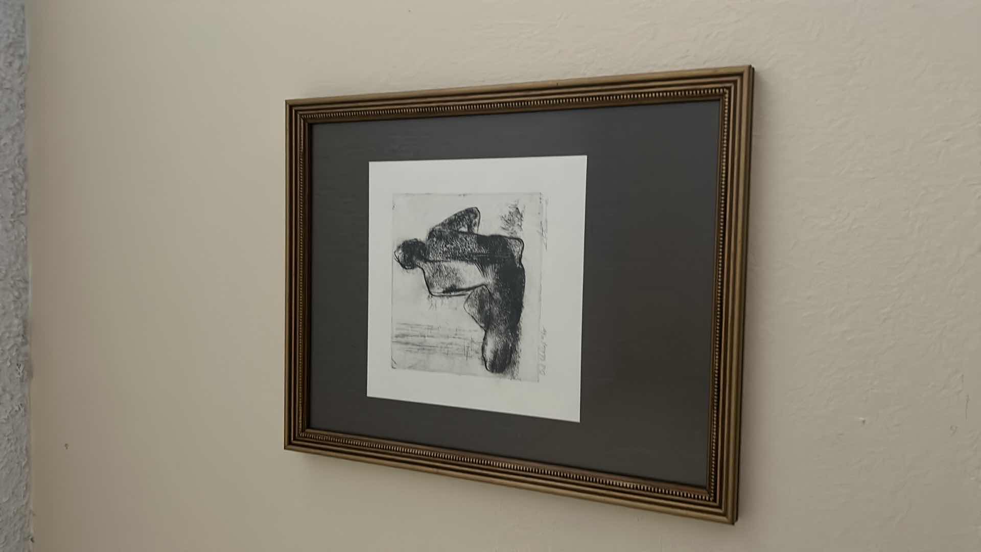 Photo 10 of GOLD FRAMED, SIGNED AND NUMBERED ETCHING WITH COA