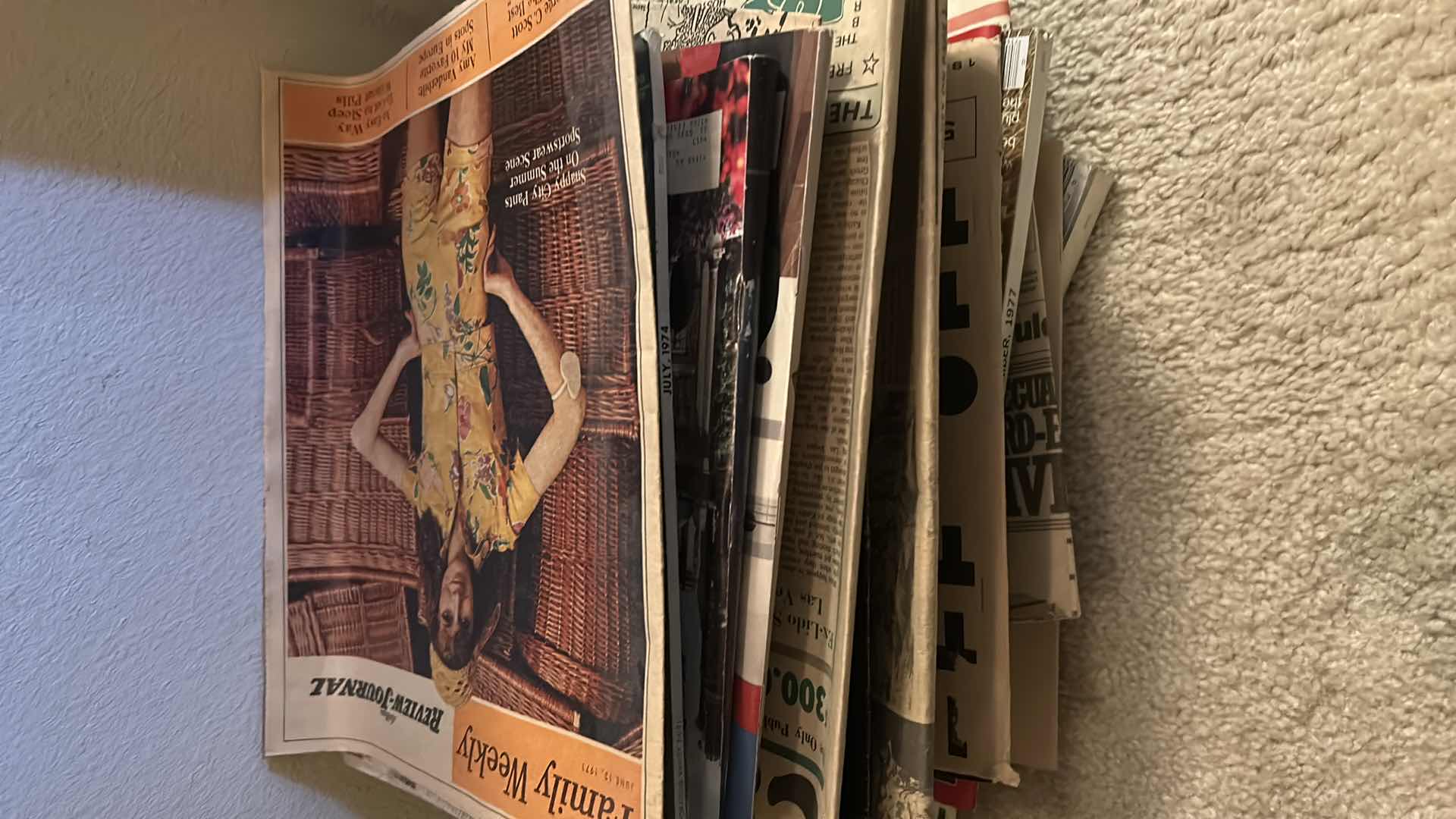 Photo 11 of STACK OF VINTAGE MAGAZINES AND NEWSPAPERS