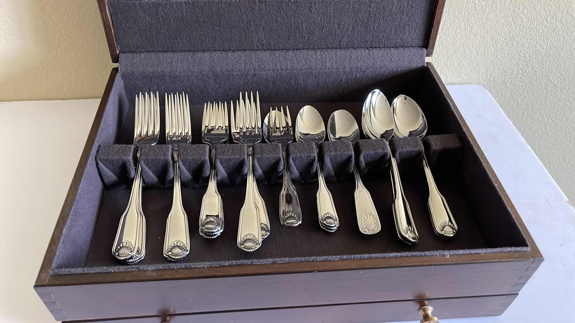 Photo 2 of SILVER FLATWARE CUTLERY SET