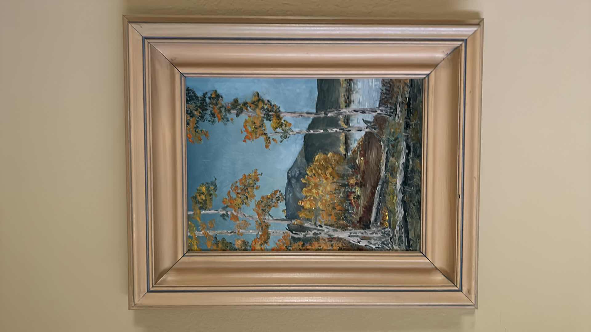 Photo 8 of ARTISIT SIGNED OIL PAINTING ON CANVAS “LANDSCAPE” FRAMED