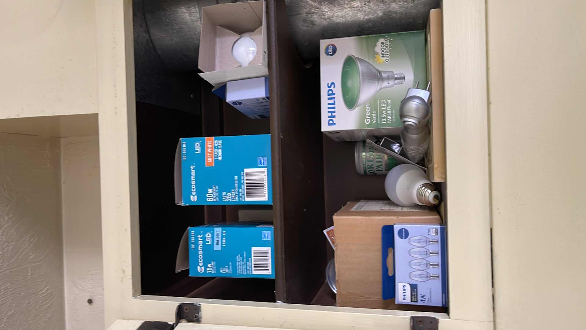 Photo 2 of CONTENTS OF CUPBOARD, LIGHTBULBS, ODDS AND ENDS