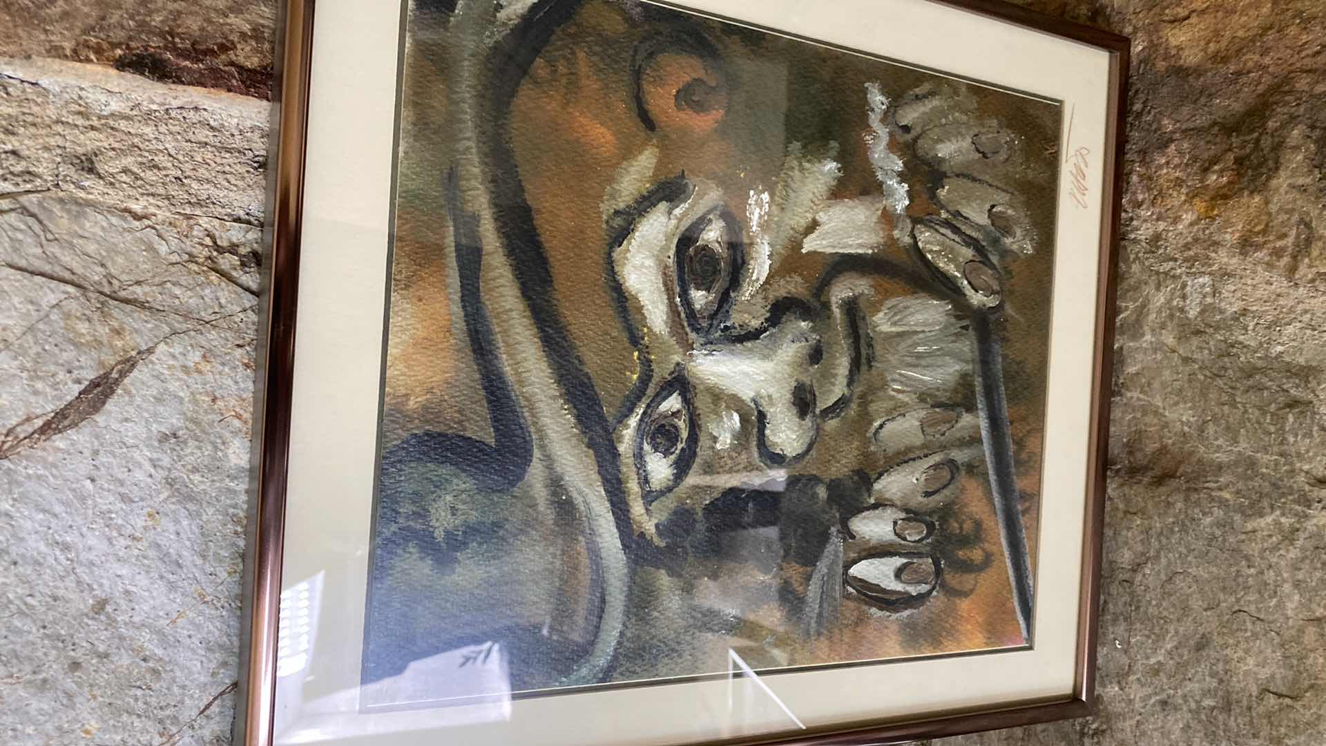 Photo 3 of SILVER FRAMED PICASSO COPIES BY FAMILY FRIEND LARGEST 16” X 20”