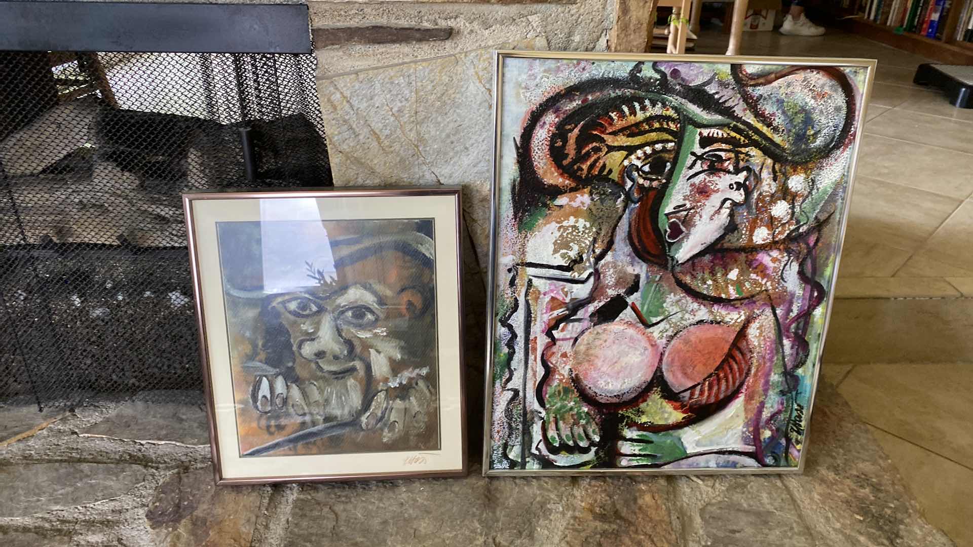 Photo 5 of SILVER FRAMED PICASSO COPIES BY FAMILY FRIEND LARGEST 16” X 20”