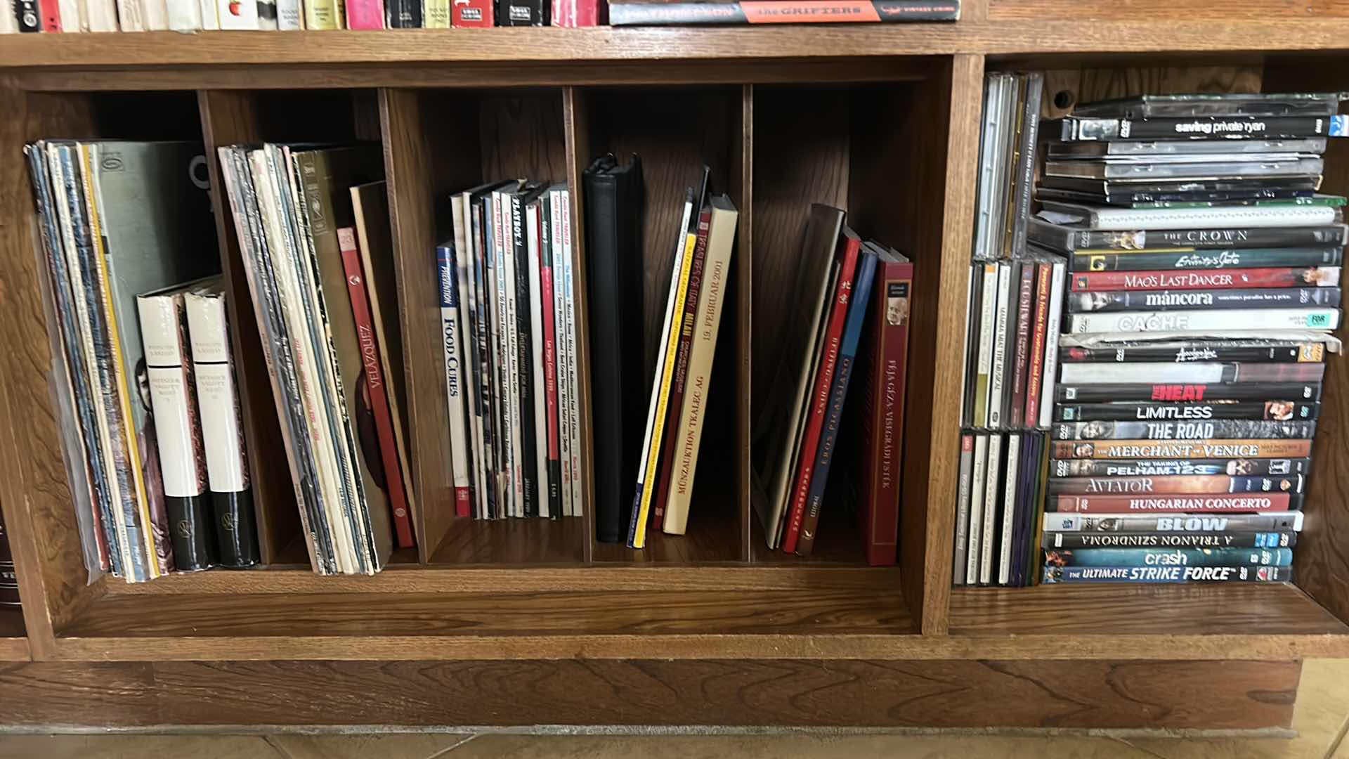 Photo 1 of SHELF OF BOOKS ALBUMS AND DVD’s