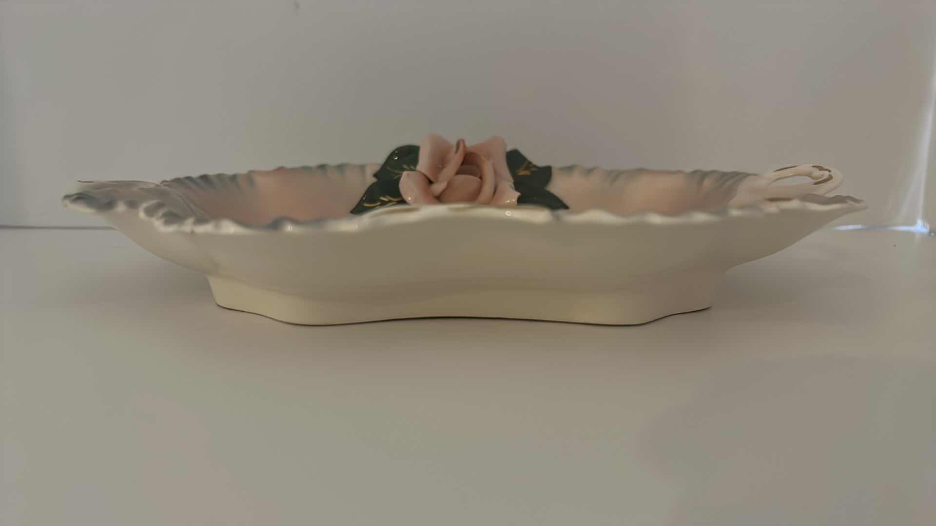 Photo 3 of VINTAGE PORCELAIN DISH 9” FLORENCE PASADENA CALIFORNIA