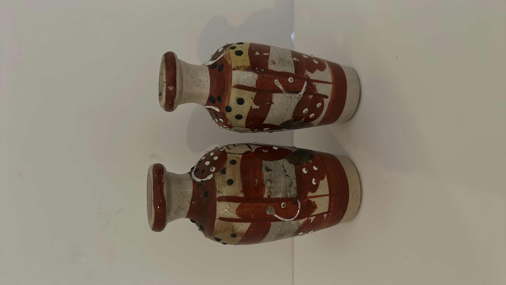 Photo 3 of MINI HAND PAINTED CRAFTED POTTERY TALLEST H4”