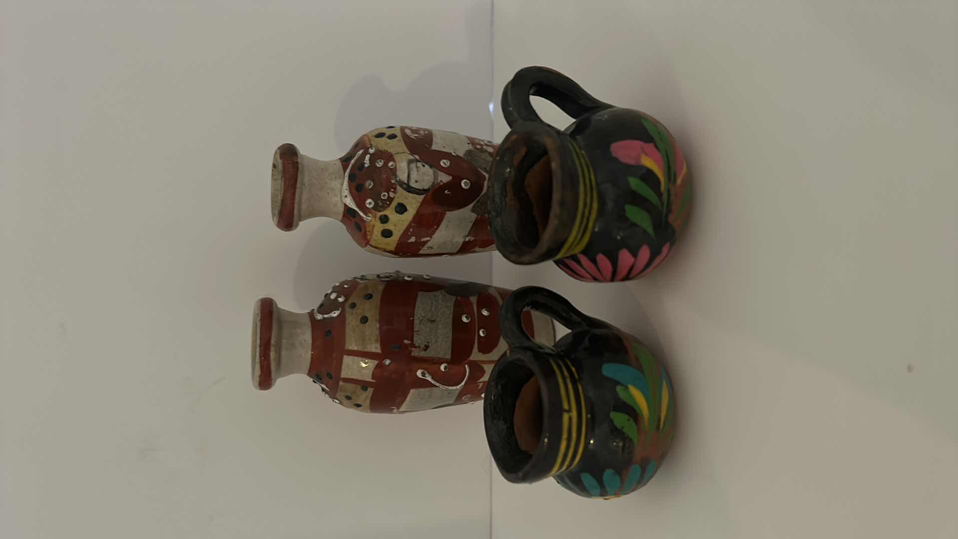 Photo 6 of MINI HAND PAINTED CRAFTED POTTERY TALLEST H4”