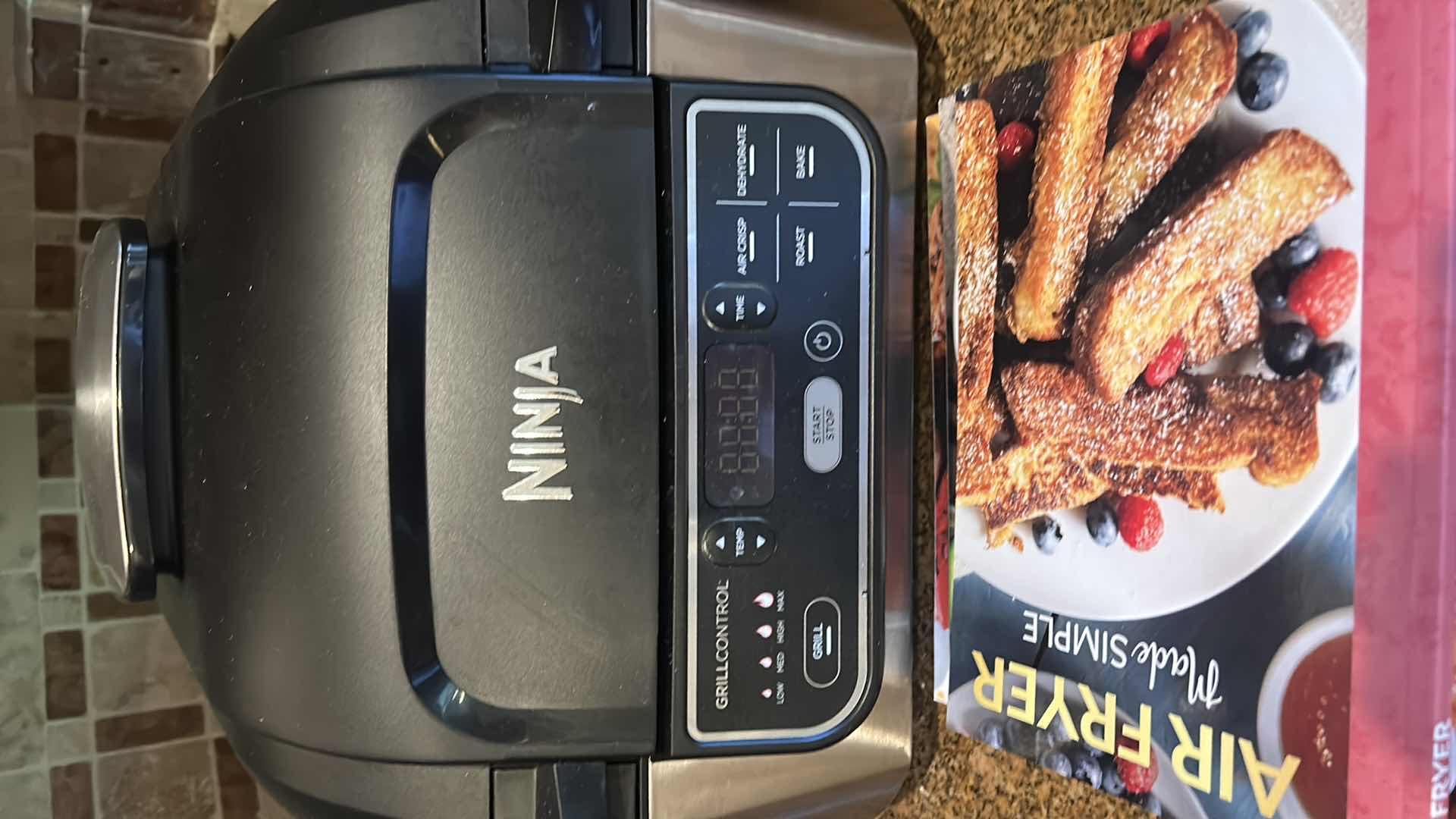 Photo 2 of NINJA  AIRFRYER AND COOKBOOKS