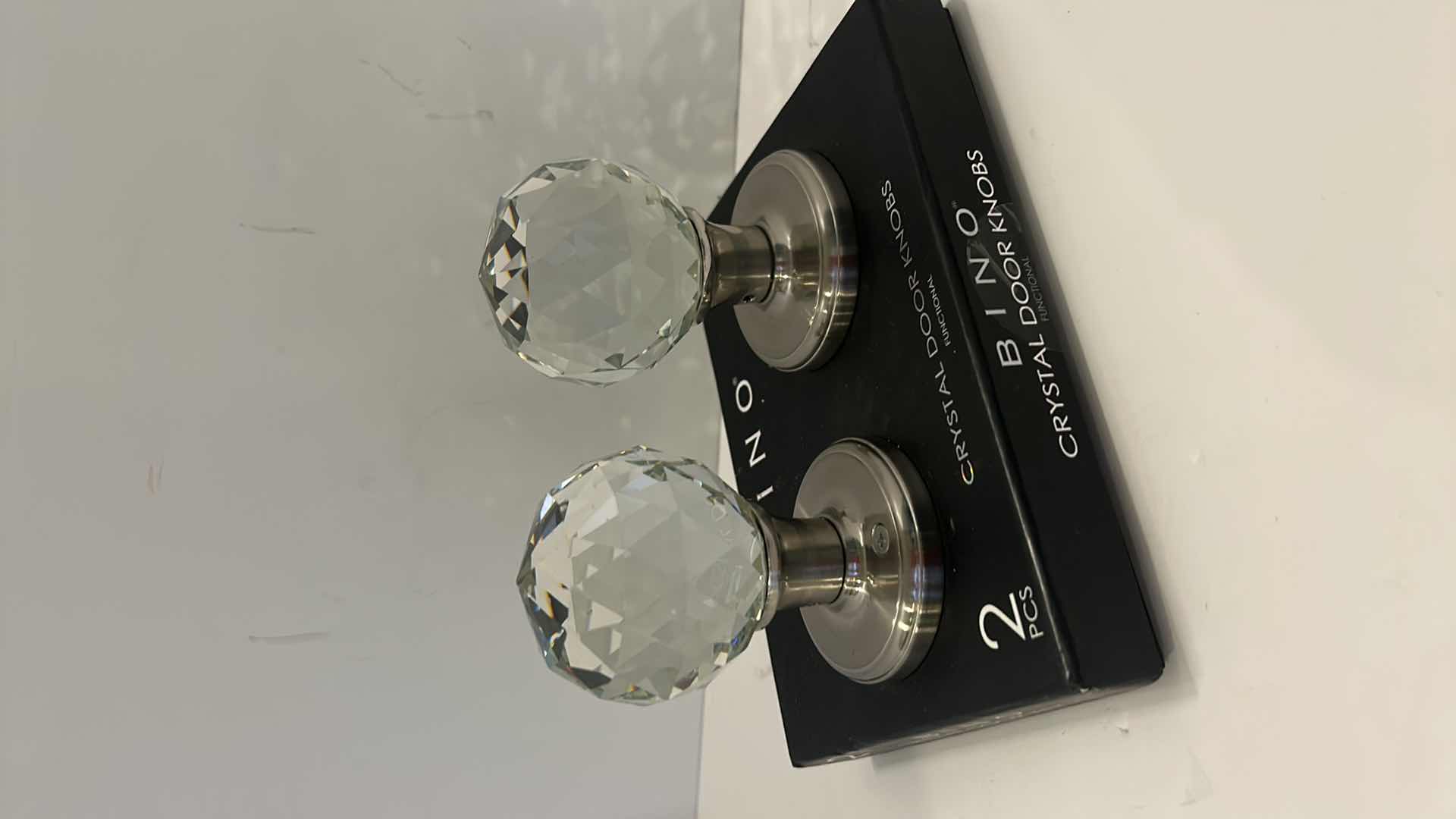 Photo 2 of TWO NEW CRYSTAL DOOR KNOBS