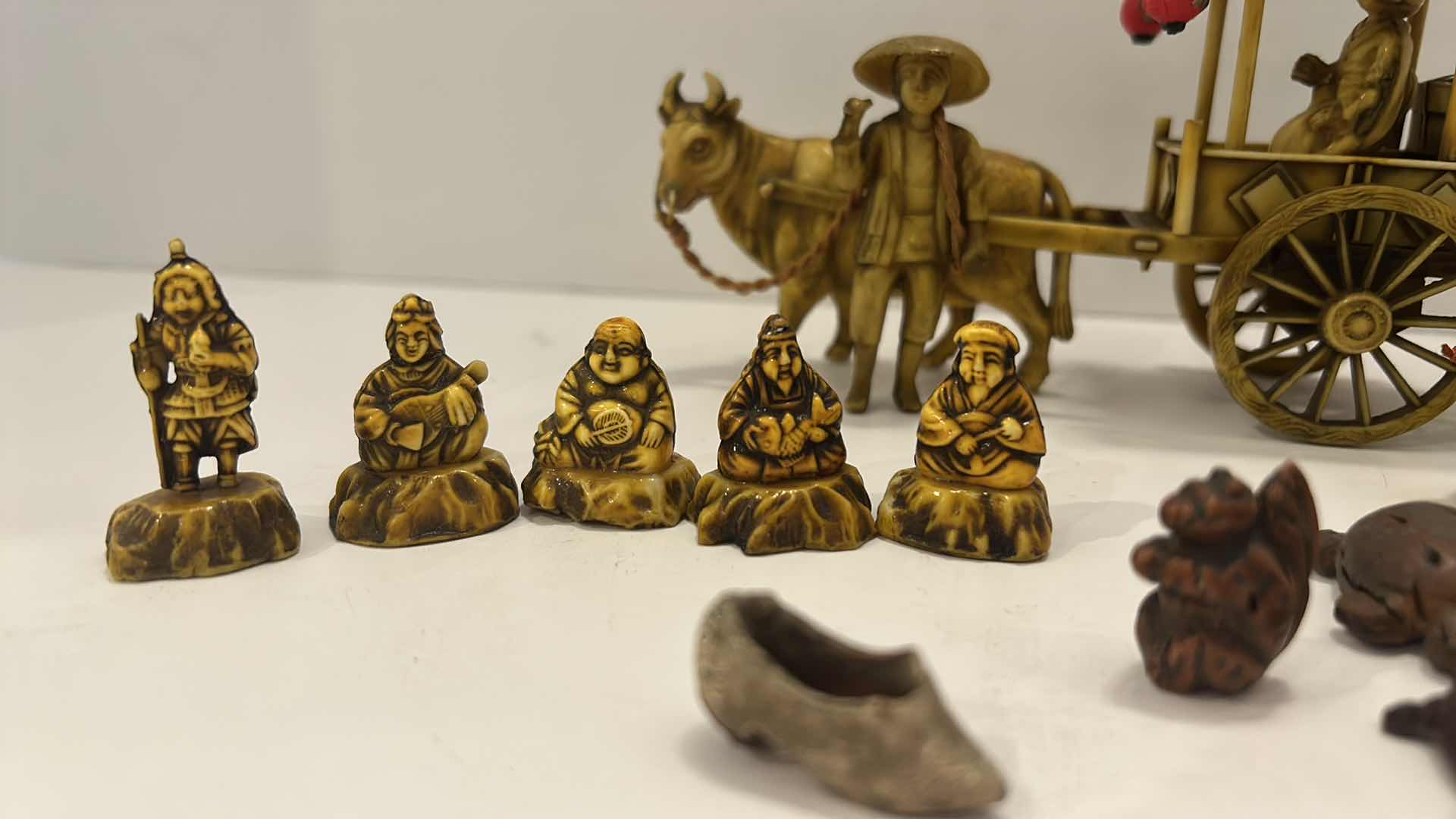 Photo 2 of VINTAGE JAPANESE CELLULOID MINIATURE FIGURINES