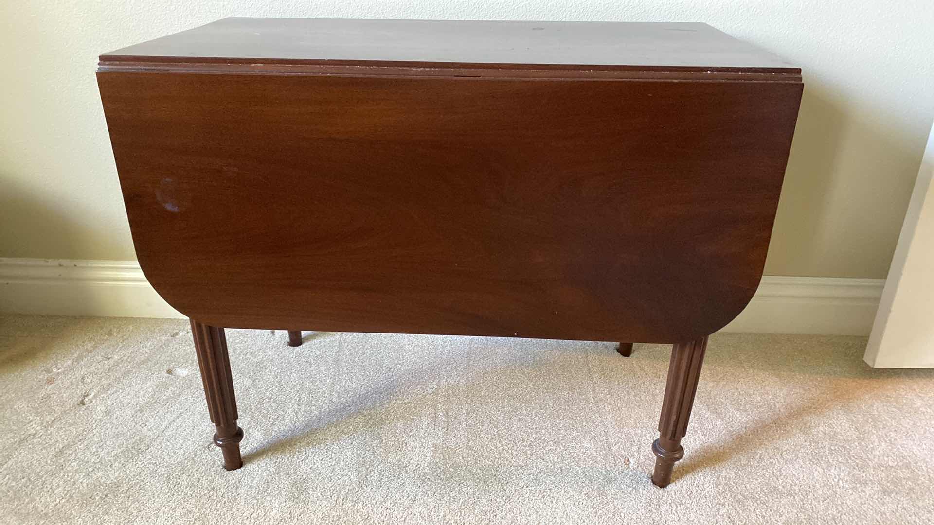 Photo 5 of DROP LEAF TABLE UNOPENED 36” X 20 H29”