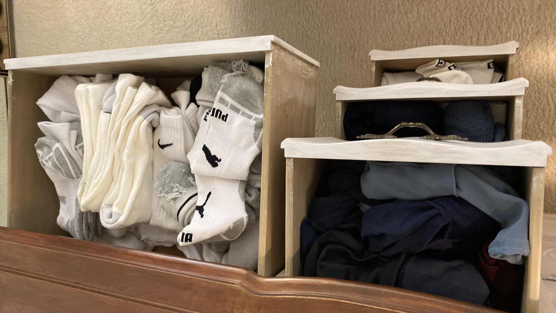 Photo 1 of CONTENTS OF 4 DRAWERS OF MENS SOCKS