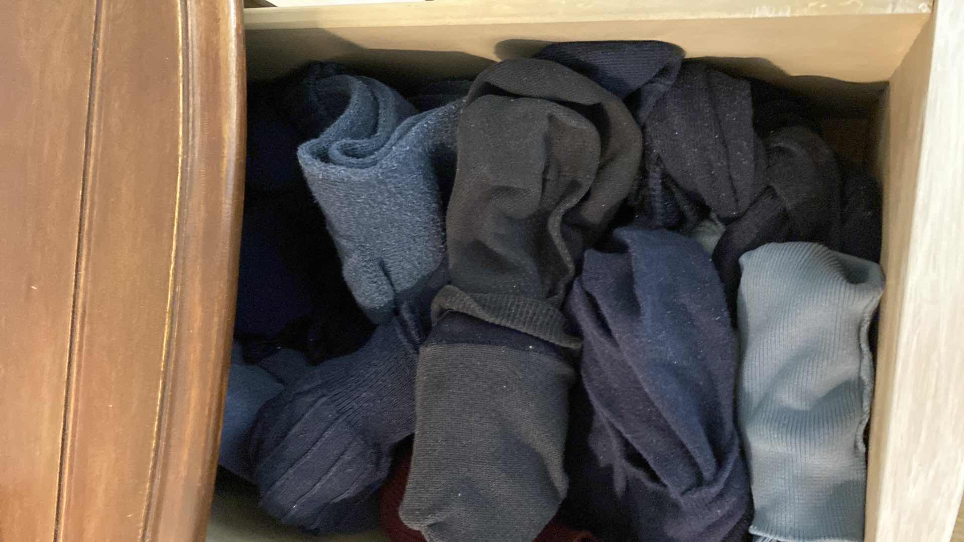 Photo 3 of CONTENTS OF 4 DRAWERS OF MENS SOCKS