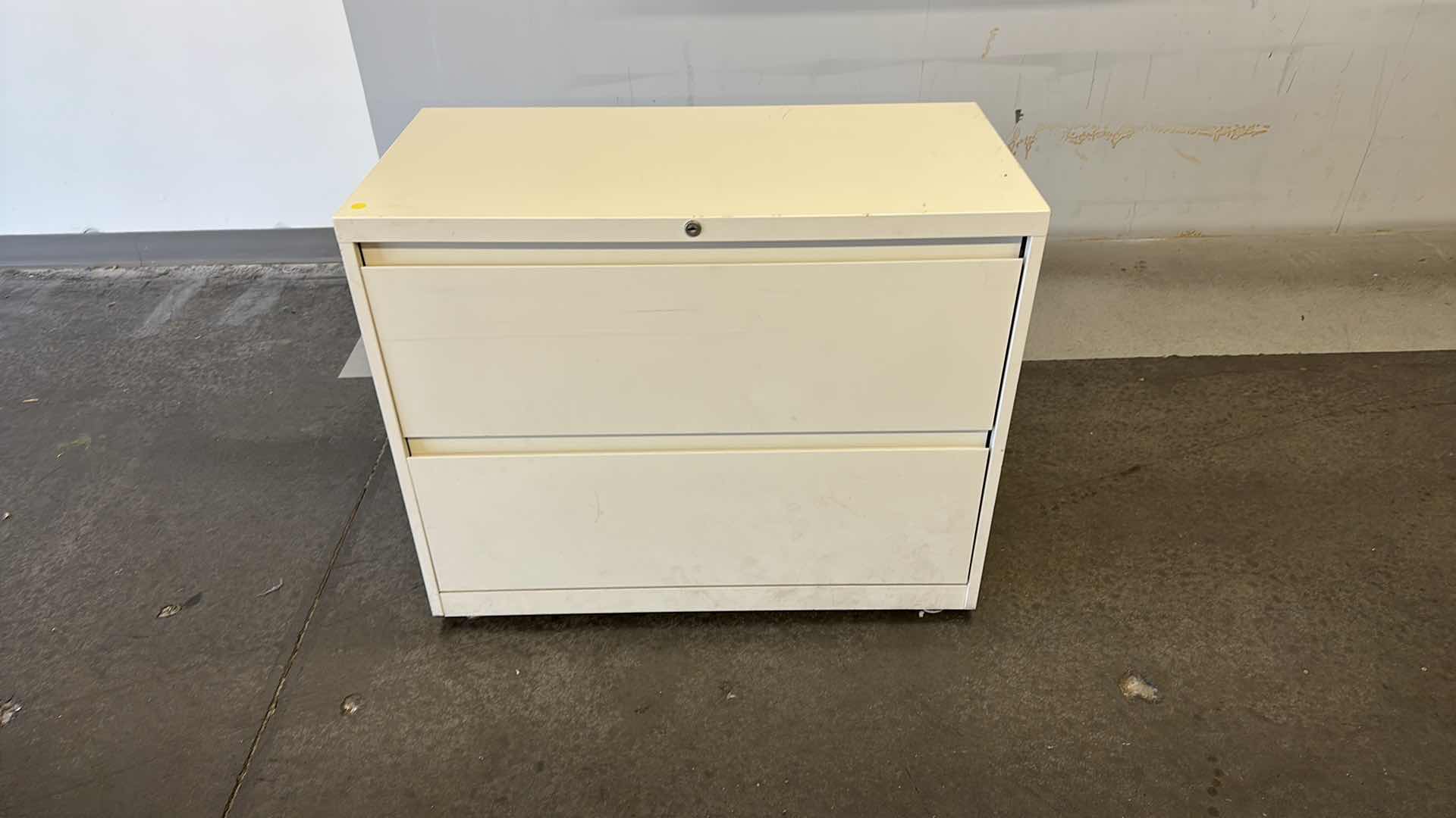 Photo 5 of 2 DRAWER LATERAL METAL FILING CABINET 36” X 18” H29”