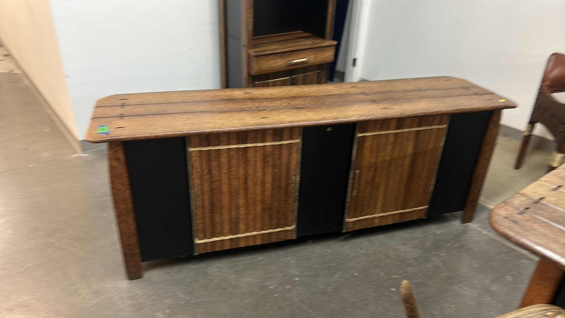 Photo 2 of PACIFIC GREEN  PALMWOOD 2 DOOR BUFFET/CREDENZA 78” x 21” x H28”