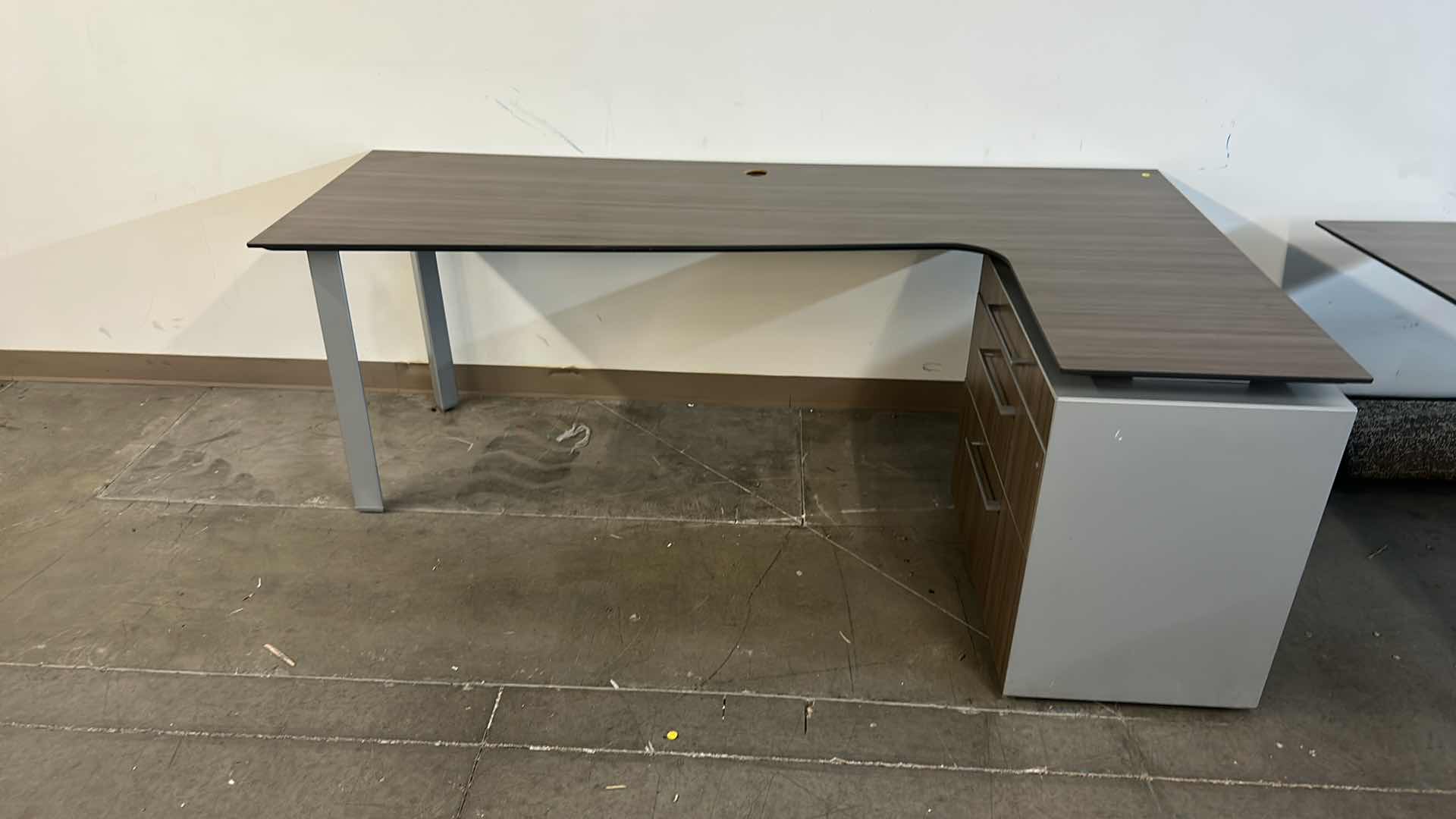 Photo 2 of MODERN OFFICE DESK WITH LATERAL FILES 7’ x 4’ x H29”