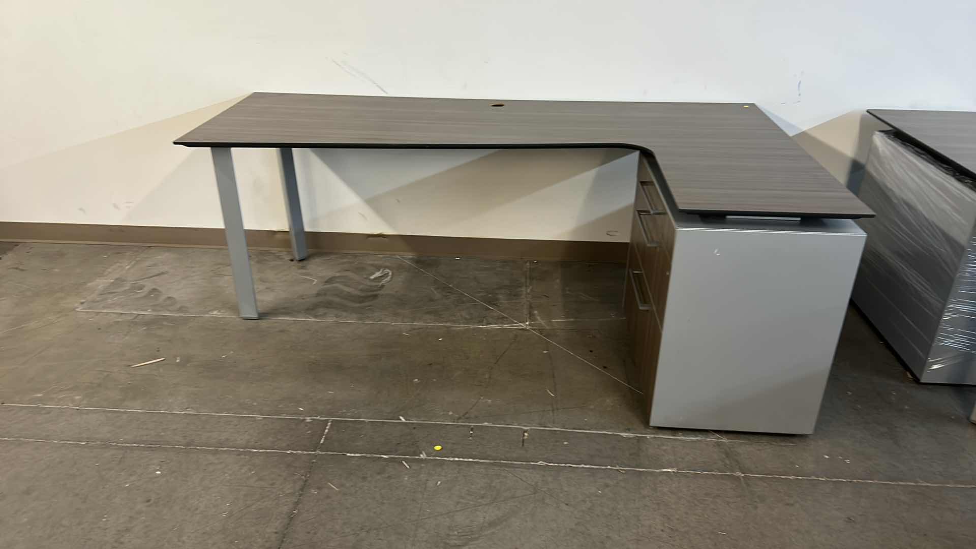 Photo 2 of MODERN OFFICE DESK WITH LATERAL FILES 7’ x 4’ x H29”