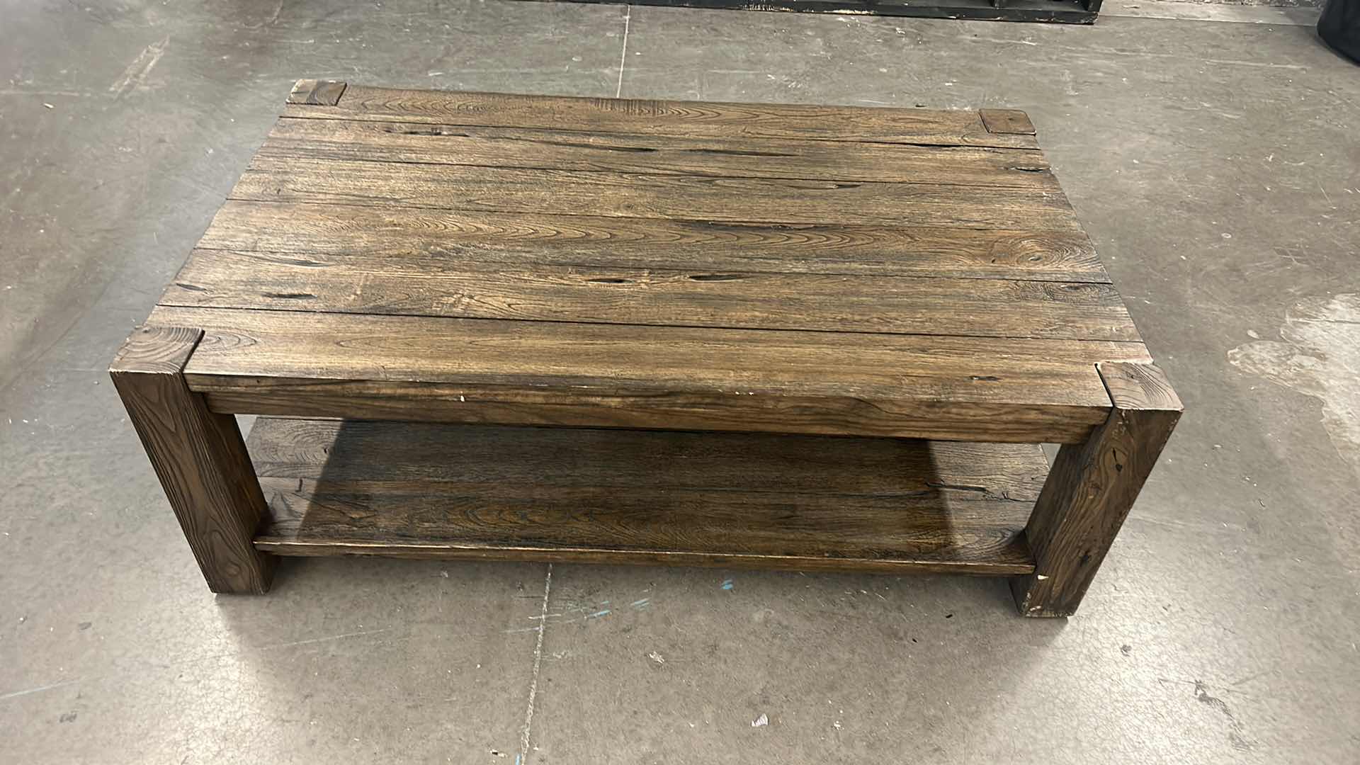 Photo 6 of RUSTIC WOOD SLAT COFFEE TABLE 49.5” x 29.5” x 17.5