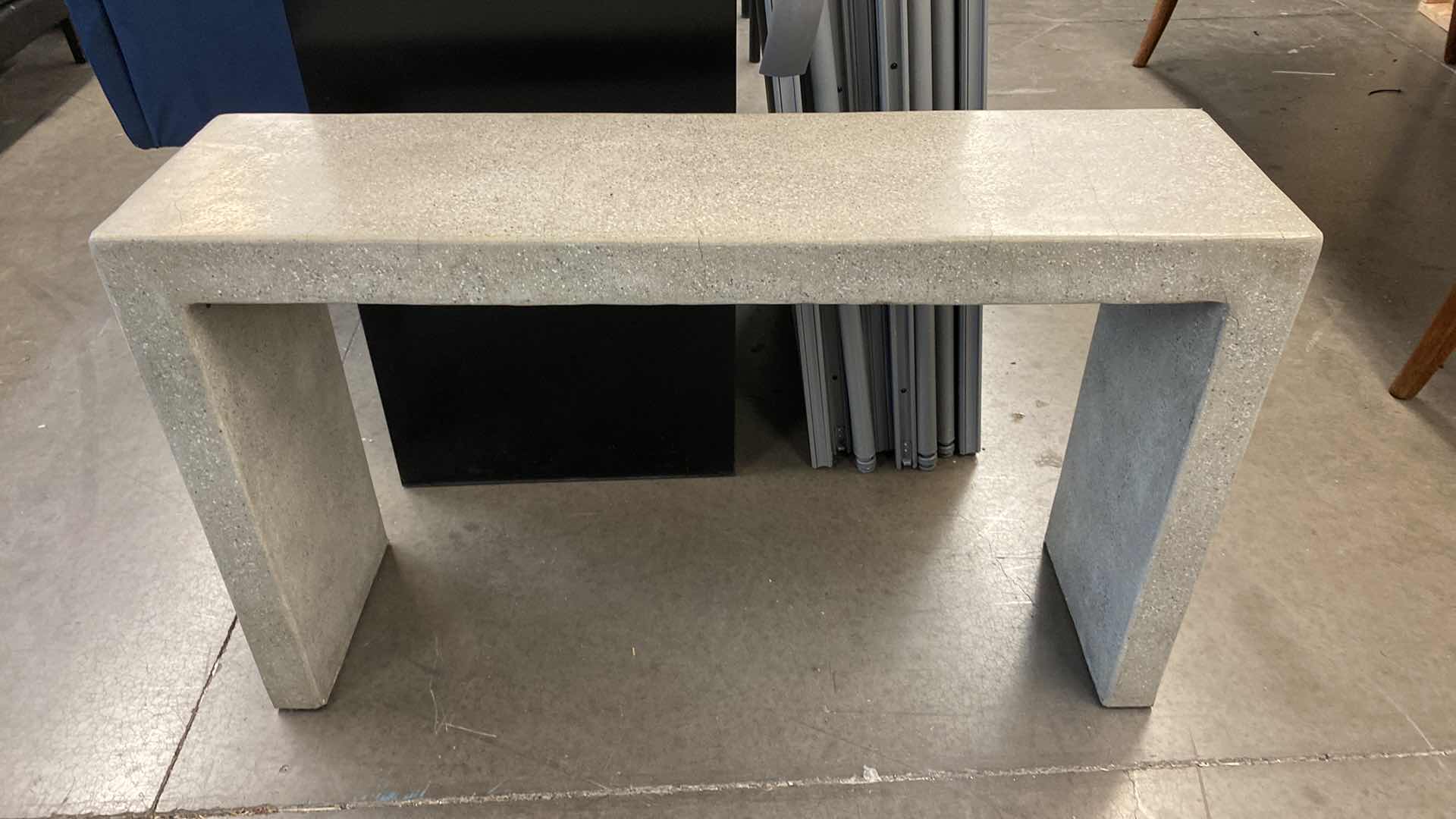 Photo 1 of CONCRETE CONSOLE TABLE 50” X 14” H30.5”