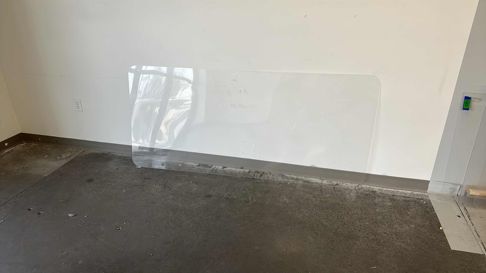 Photo 3 of LARGE PLEXIGLASS DESK TOP 76 1/2” X 34”