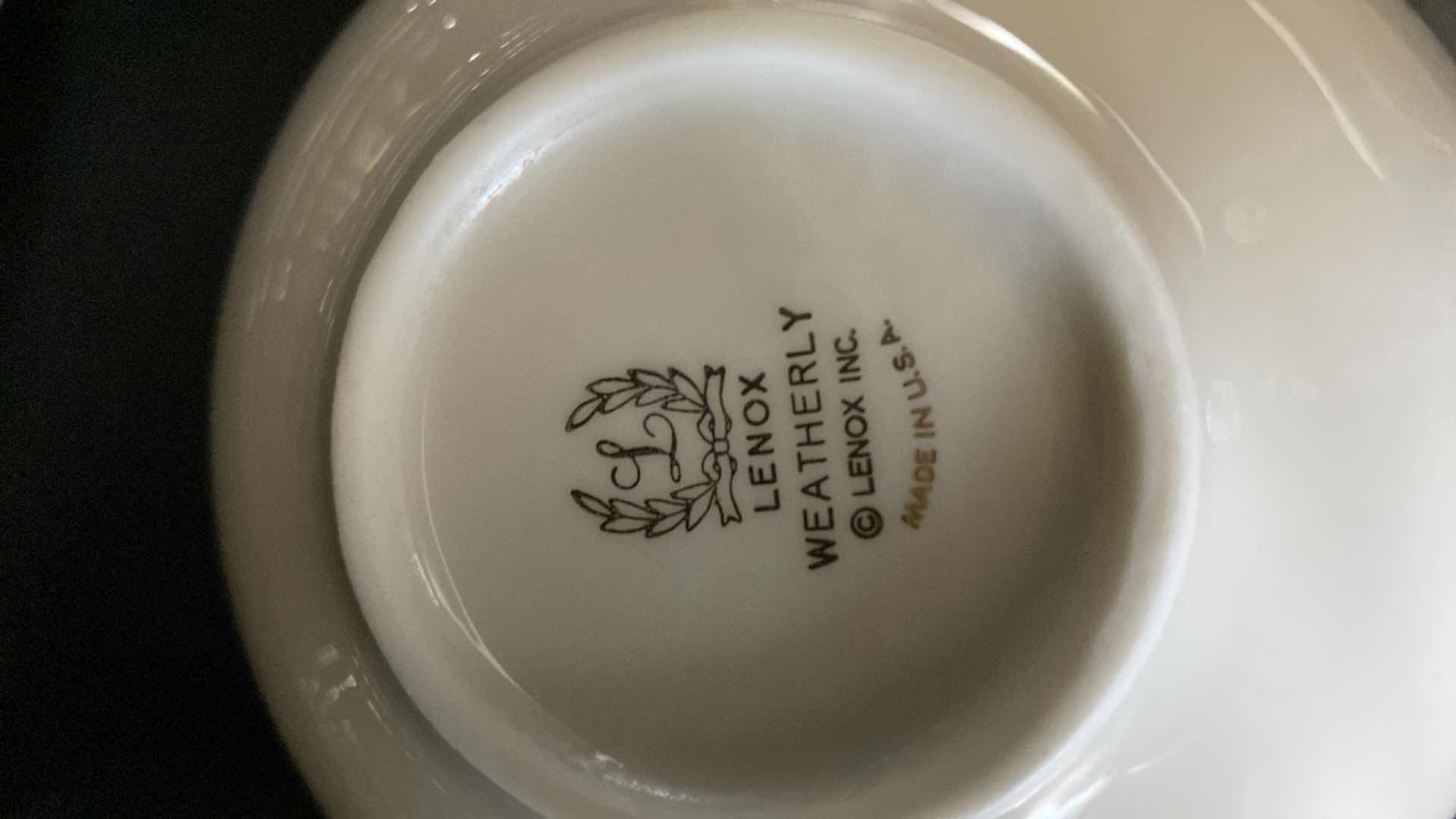 Photo 5 of 55 PIECES LENOX WEATHERLY CHINA MADE IN USA