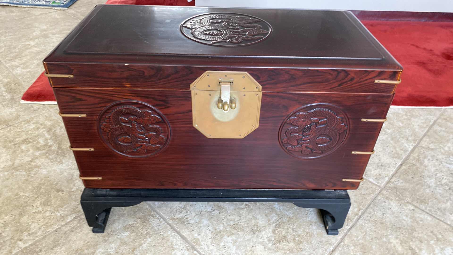 Photo 3 of ROSEWOOD CHEST 23 1/2” x 11 1/2“ x 18“ tall