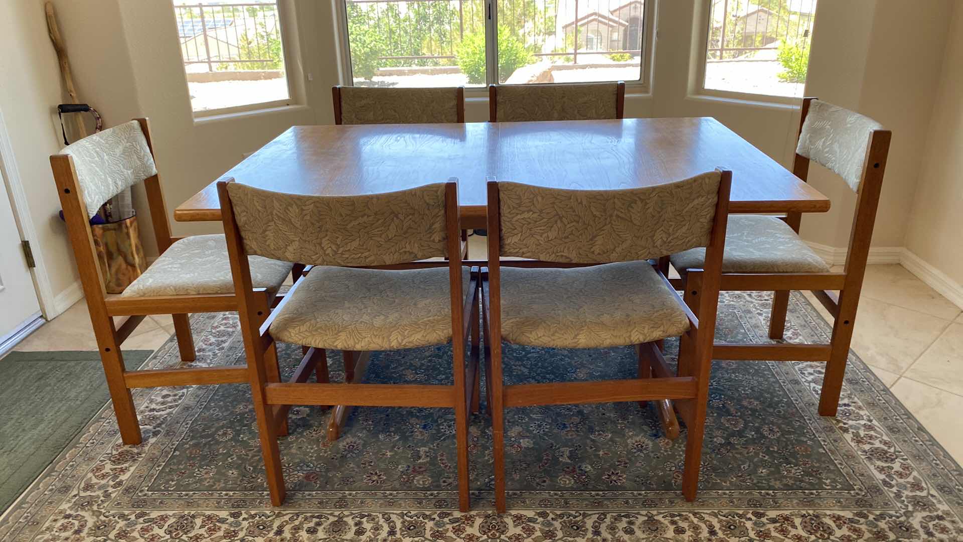 Photo 1 of 7 PIECE INFORMAL DINING SET 57“ x 37“ x 29“ high