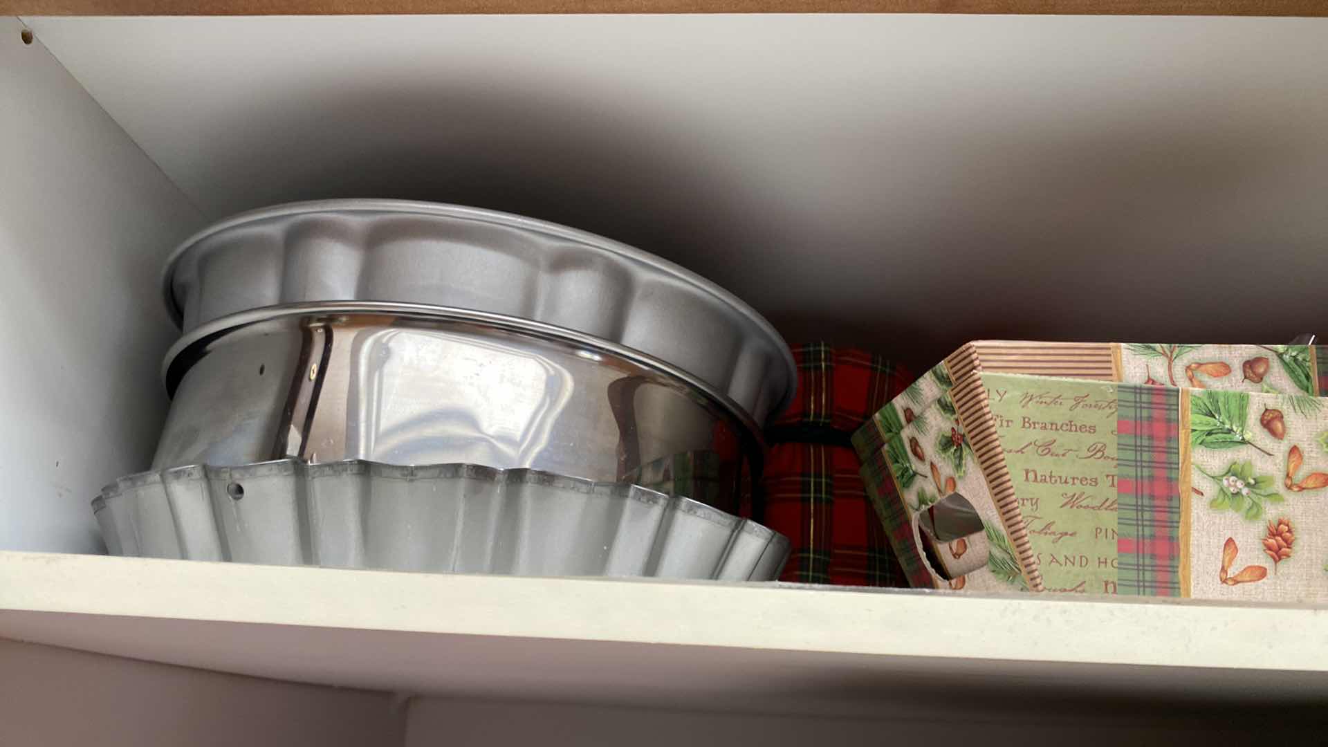 Photo 2 of CONTENTS OF CABINET COOKBOOKS TINS BAKEWARE