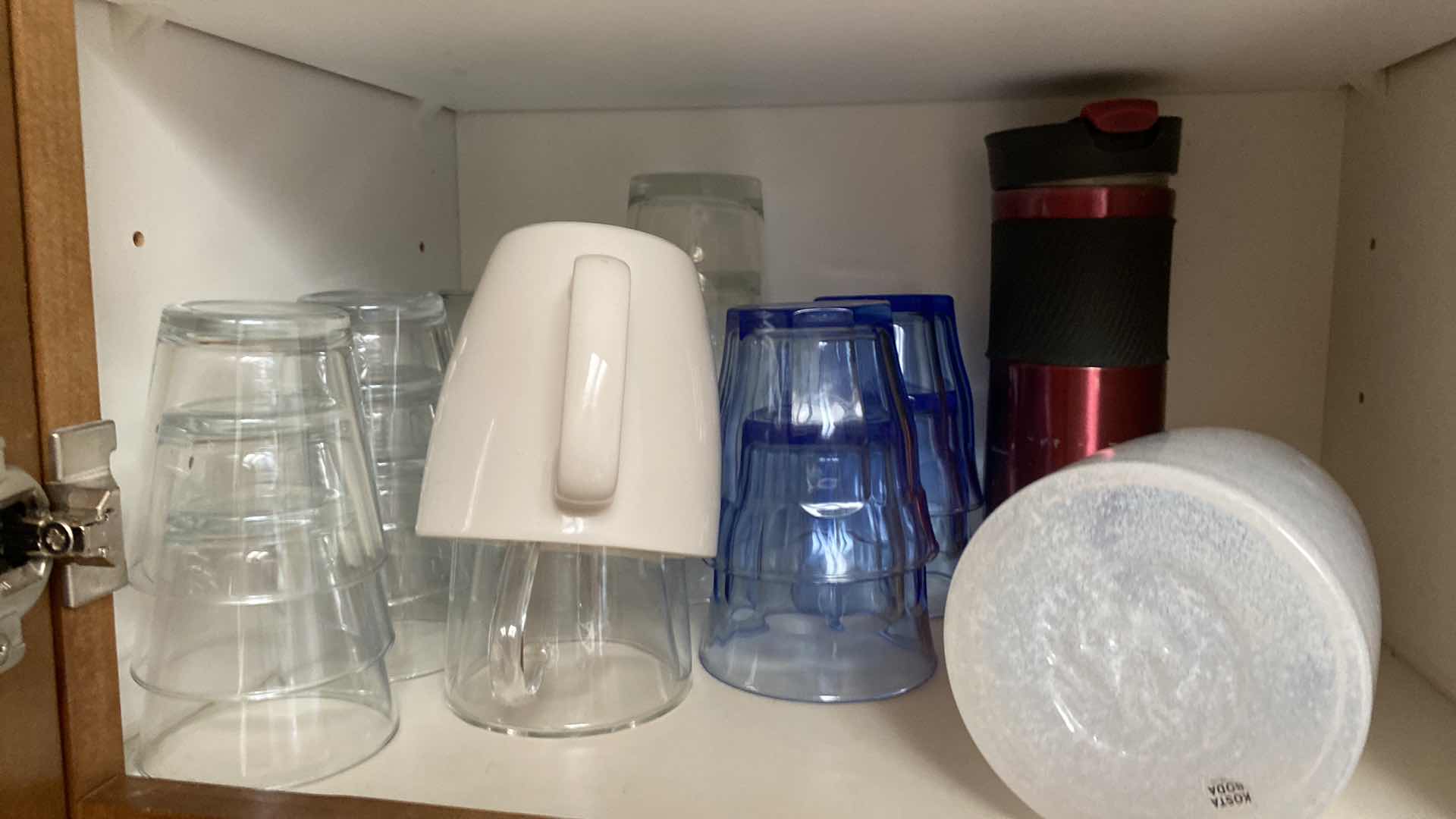 Photo 3 of CONTENTS OF CABINET CUPS GLASSES COFFEE CARAFE AND MORE